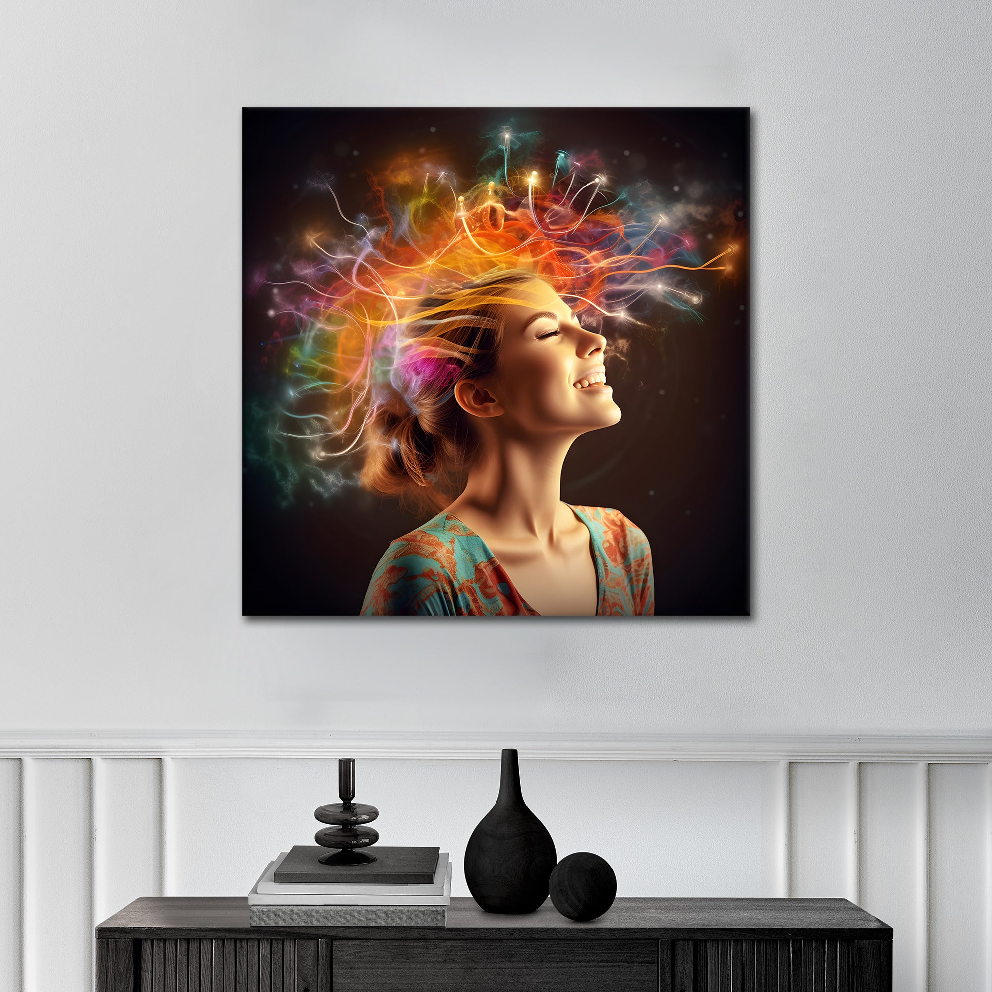 Rainbow Thoughts - canvas picture