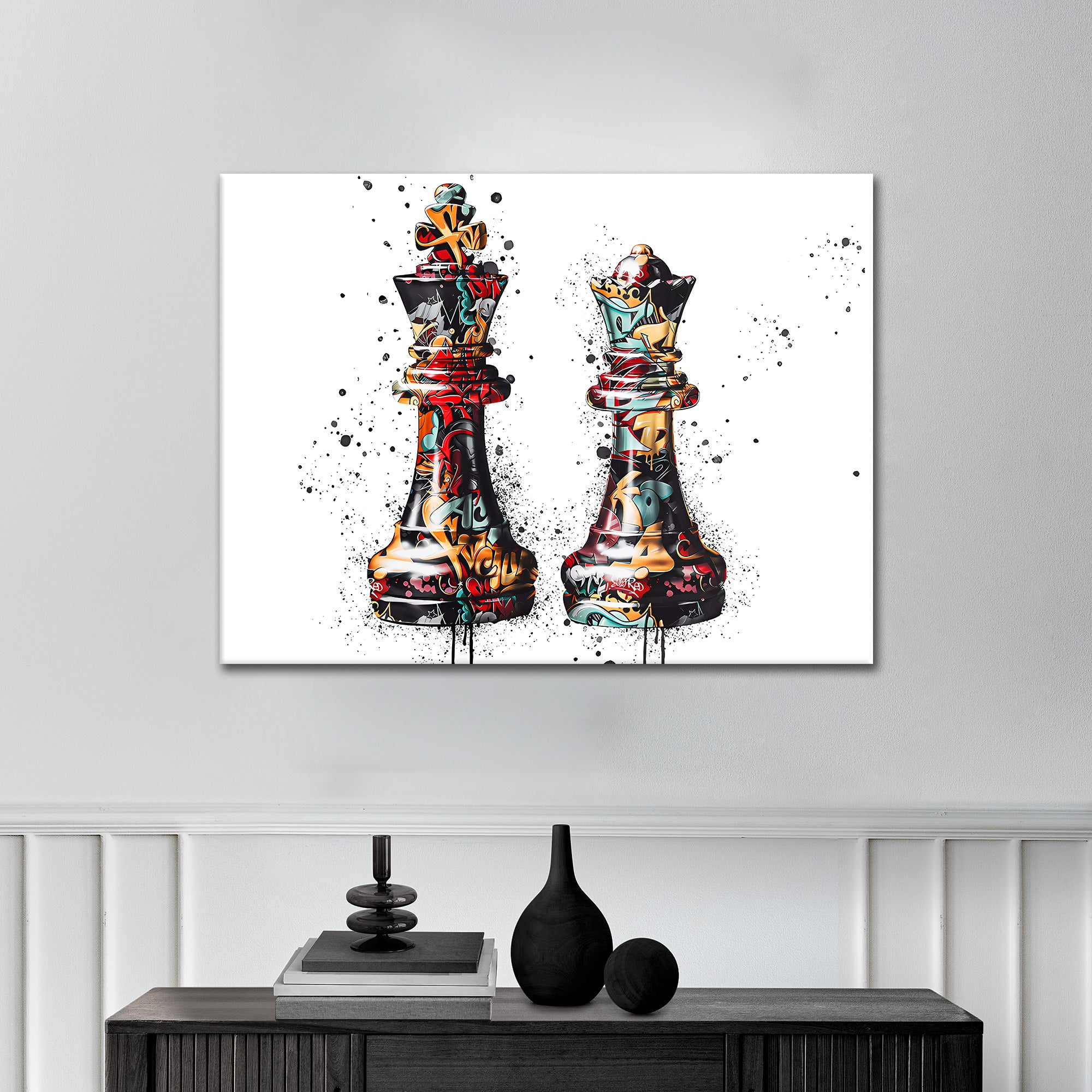 Graffiti Chess - Poster