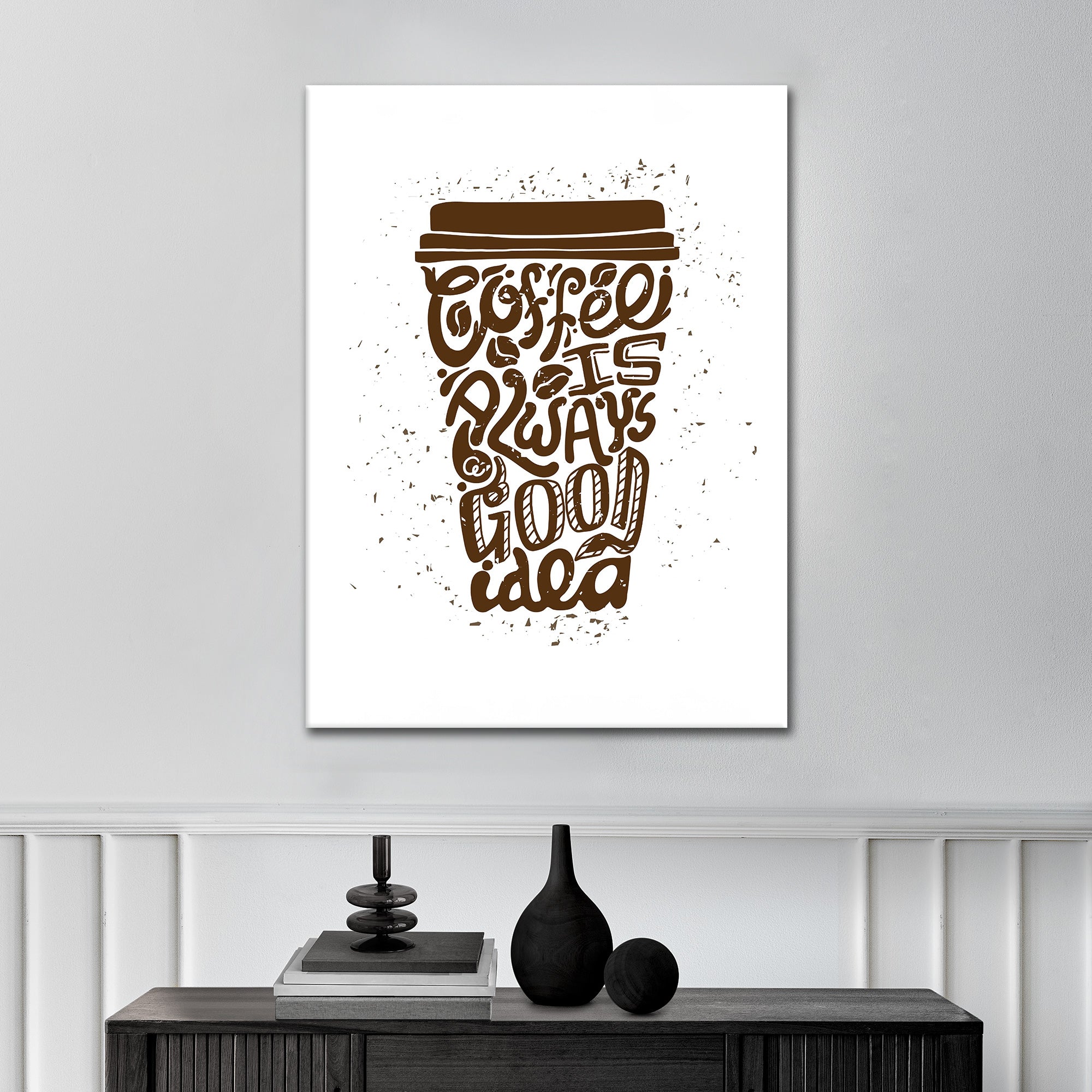 Caffeine Mantra  - Acrylglas