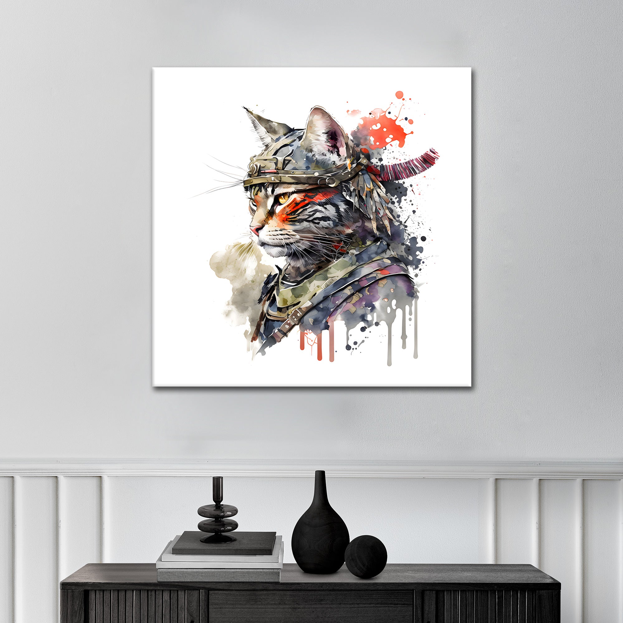 Warrior Cat - canvas picture