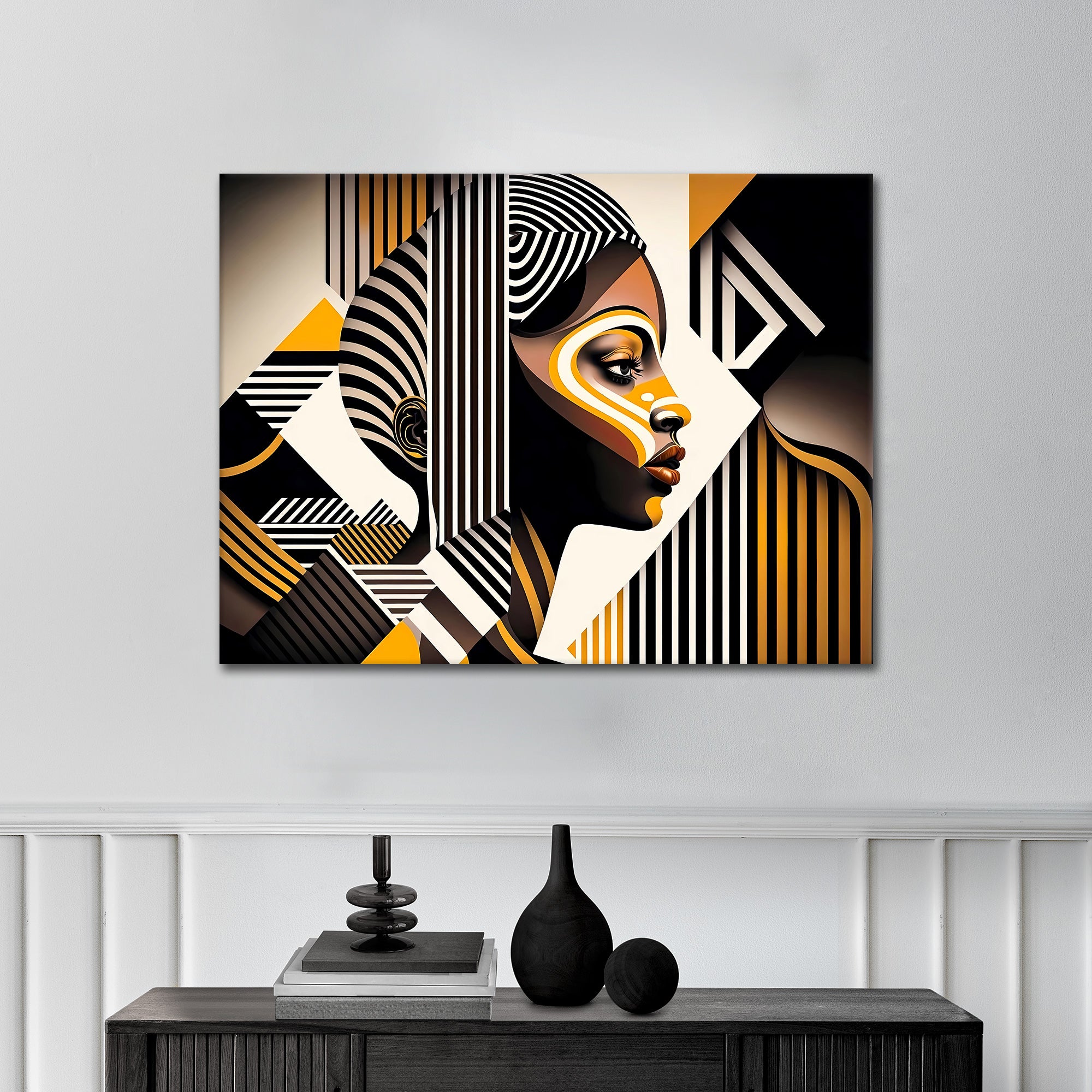 Beauty in Lines - aluminum acrylic glass