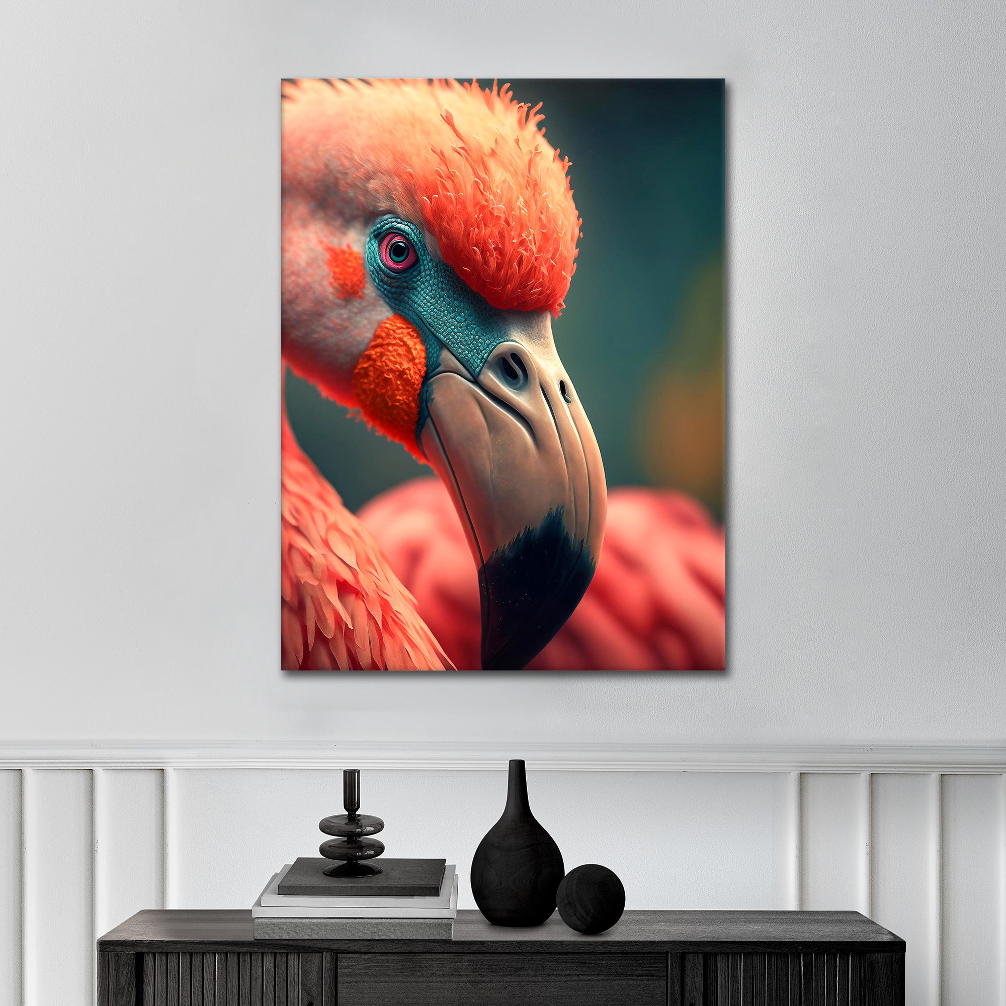 Flamingo View - Leinwandbild