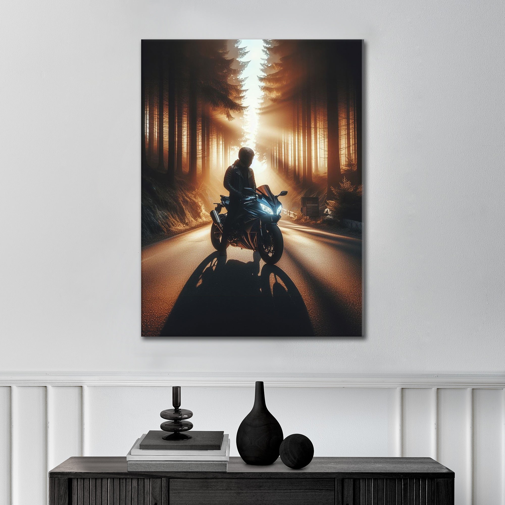 Forest Biker - Poster