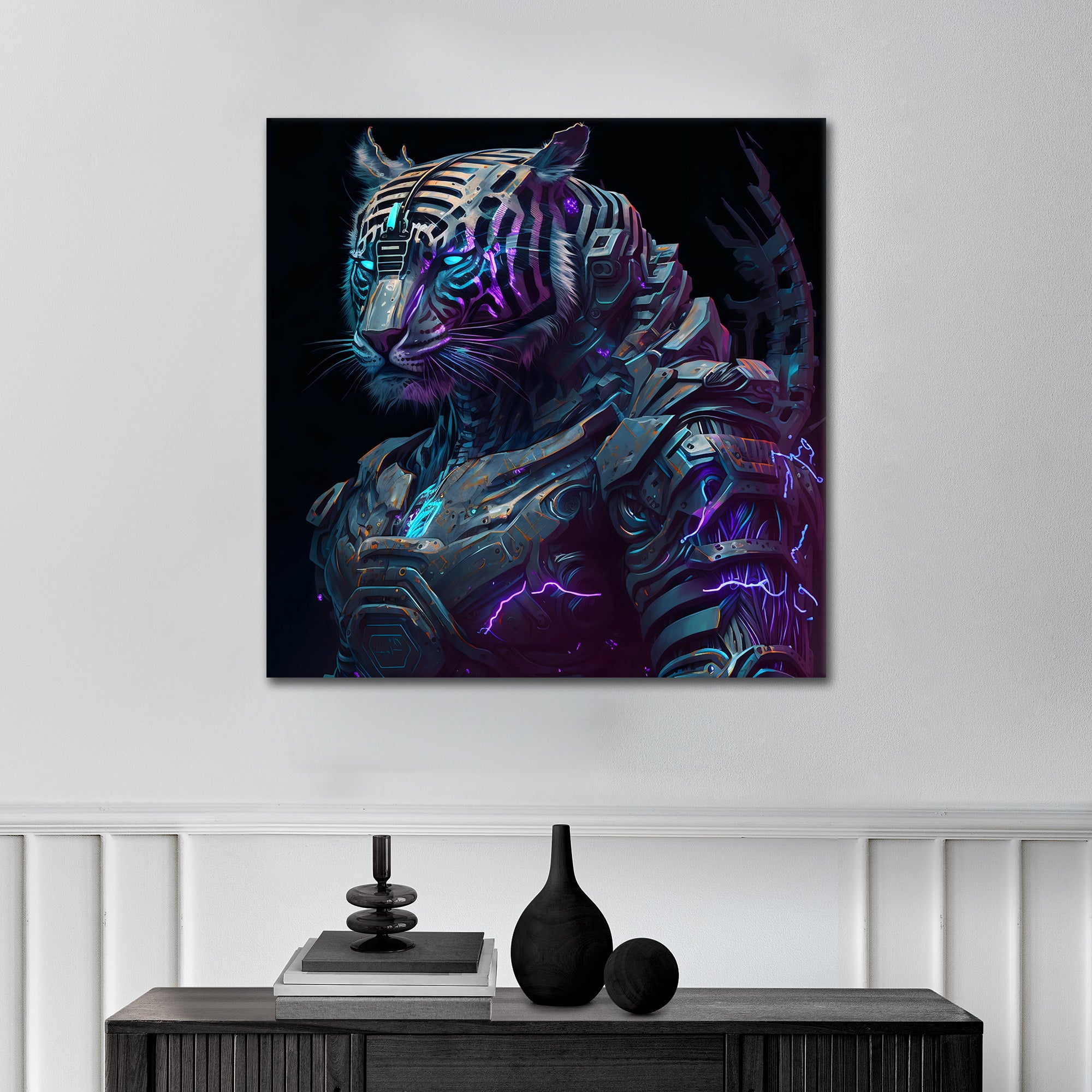 Cyber Tiger - Alu Acrylglas