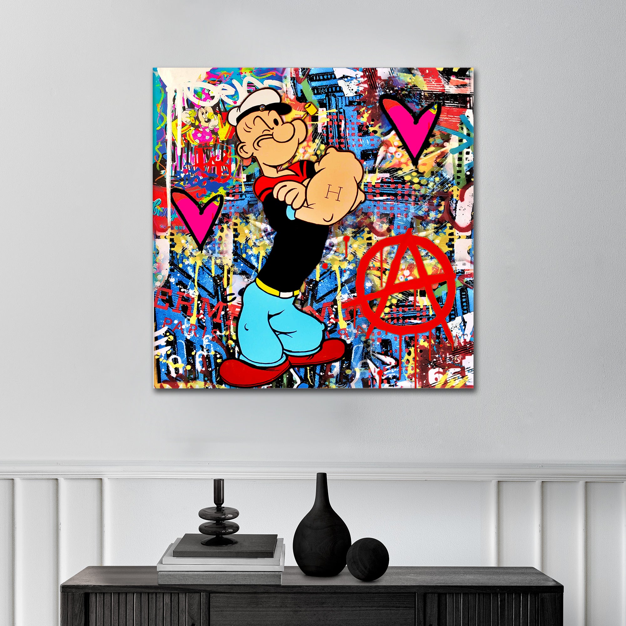 Popeye Anarchy - Alu Acrylglas