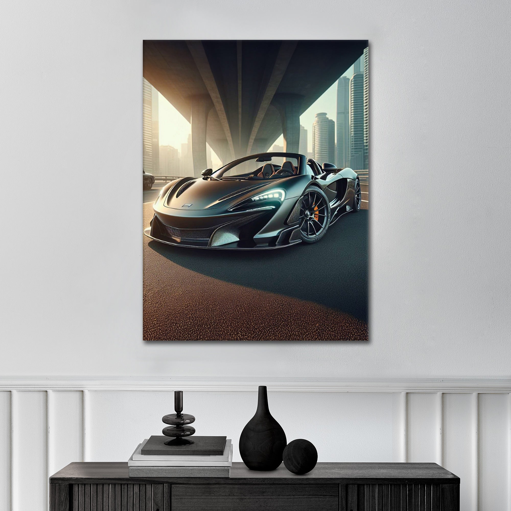 Sunset McLaren - poster