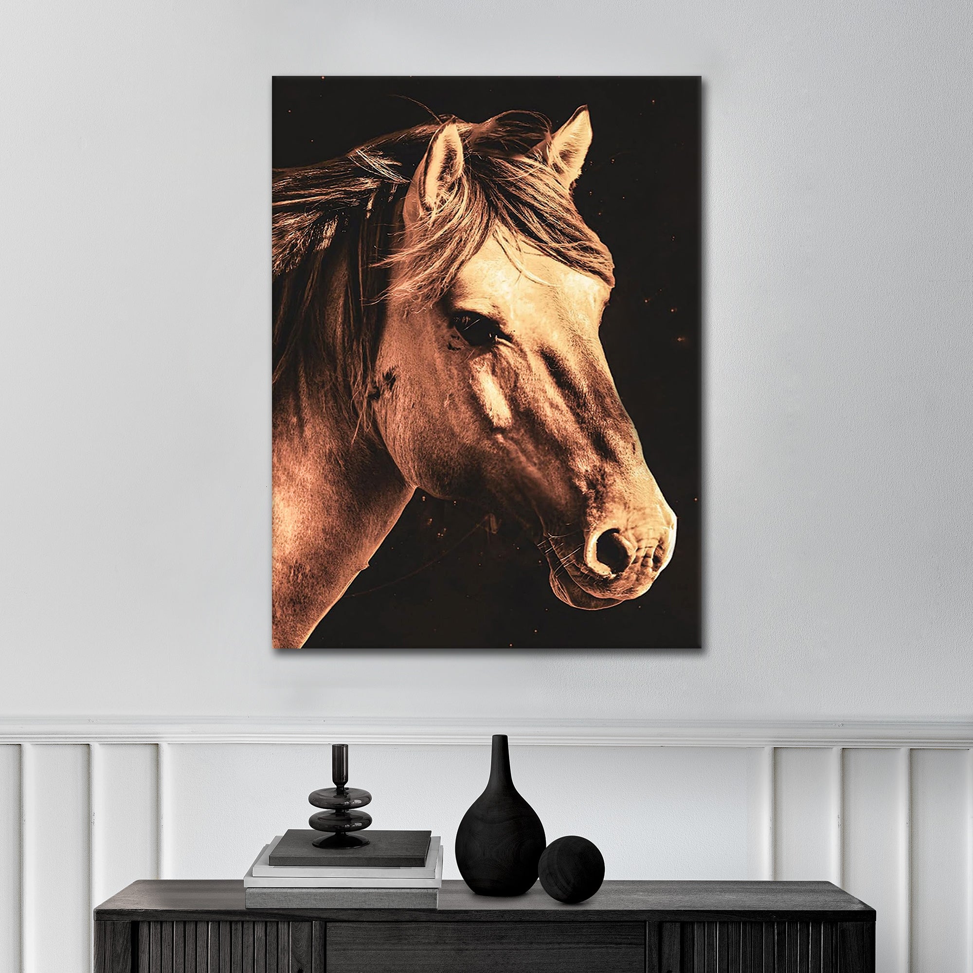 Majestic Horse Gaze - Poster