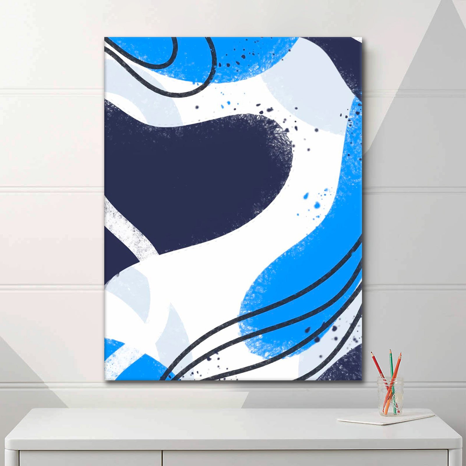 Blue Harmony V.3 - Acrylglas