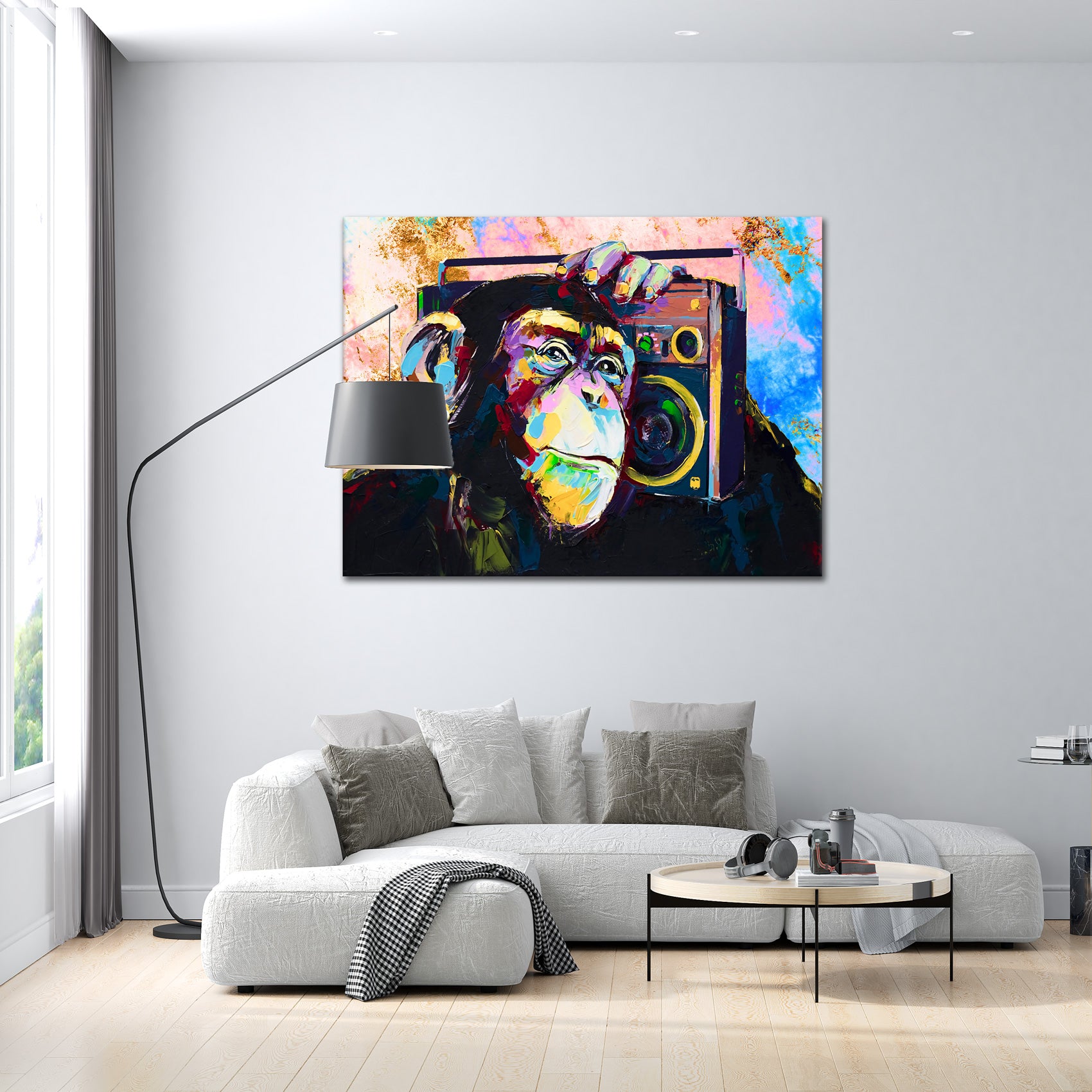 Monkey Jam 2.0 - canvas picture