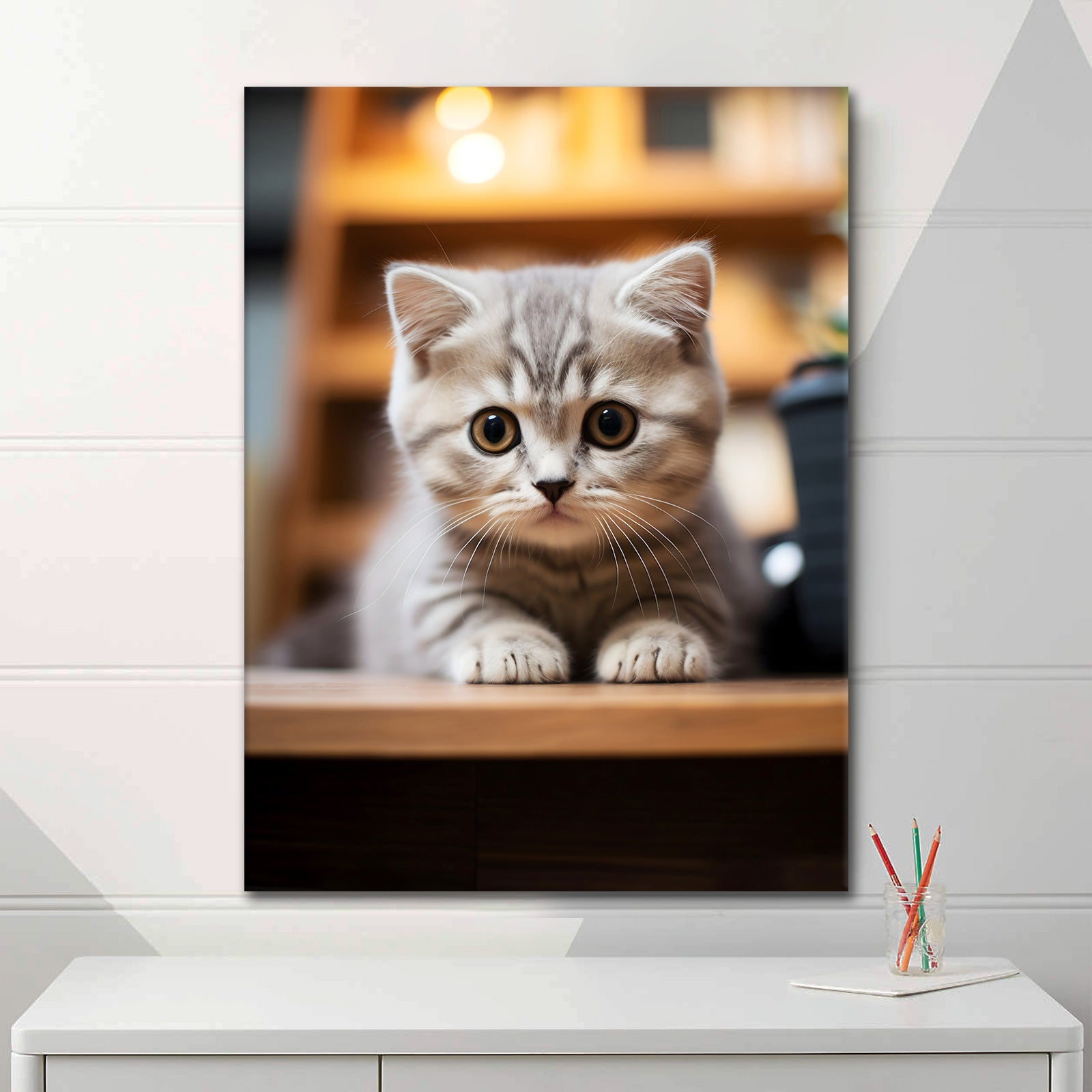 Cute Kitten - aluminum acrylic glass