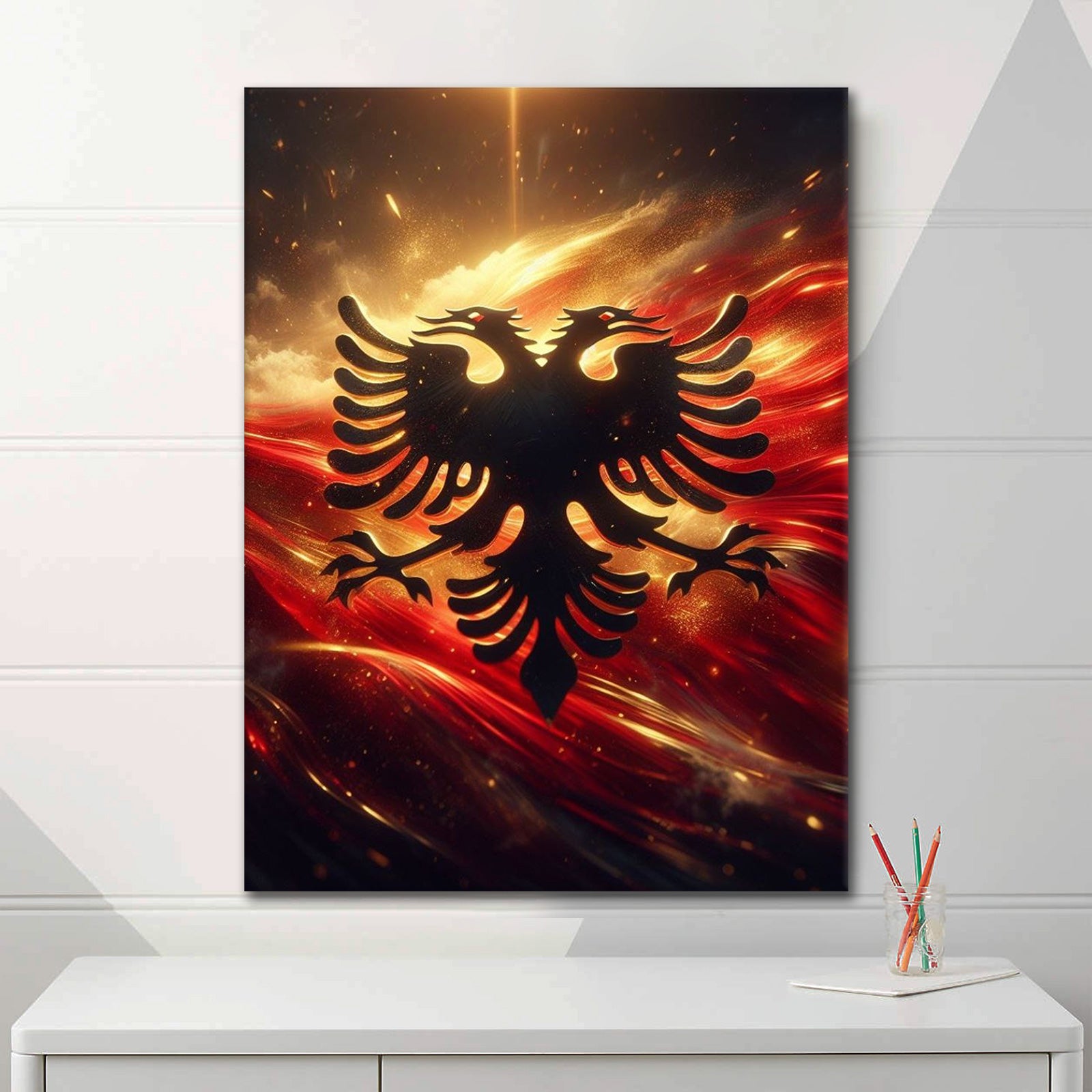 Albanian Flame - Alu Acrylglas