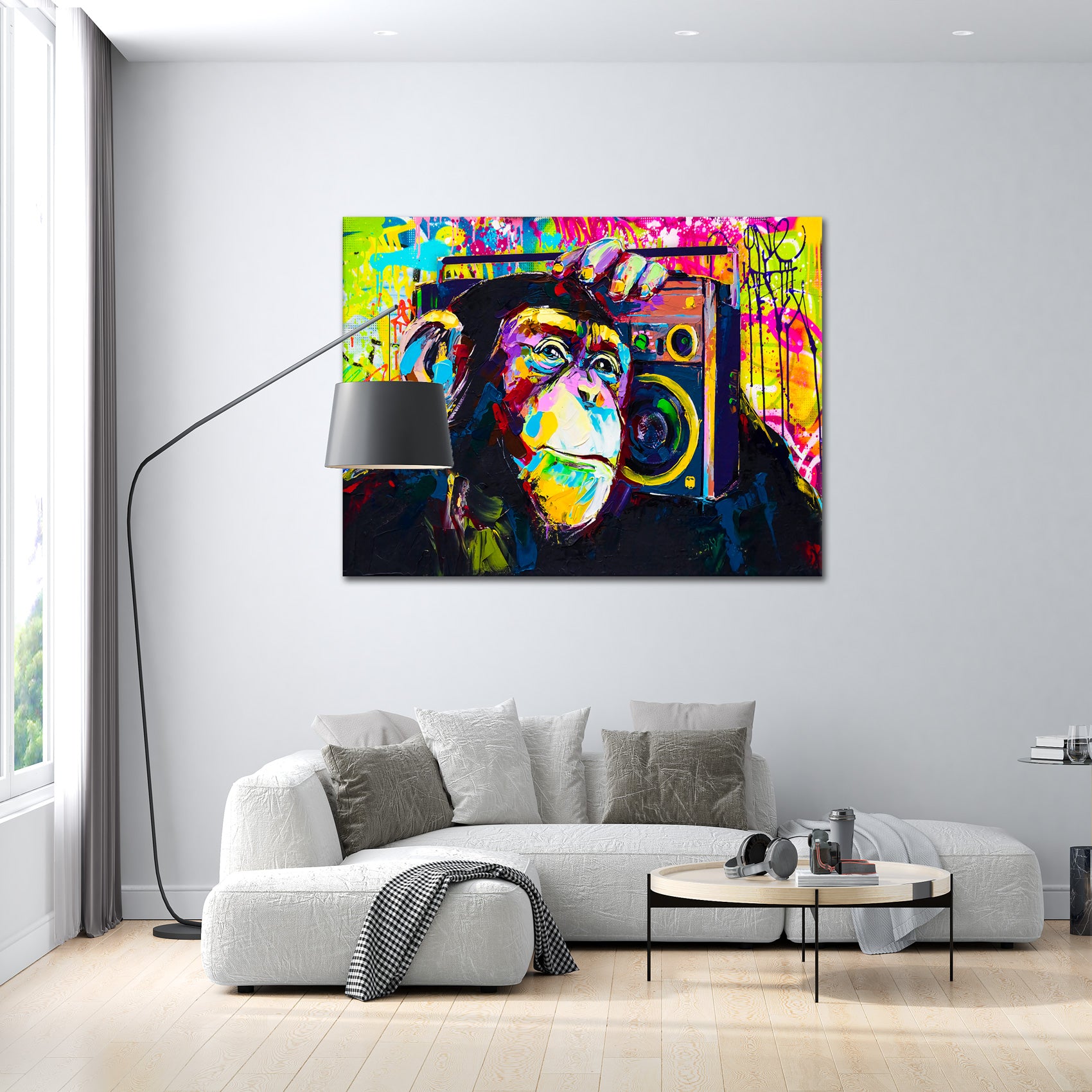 Monkey Jam - acrylic glass