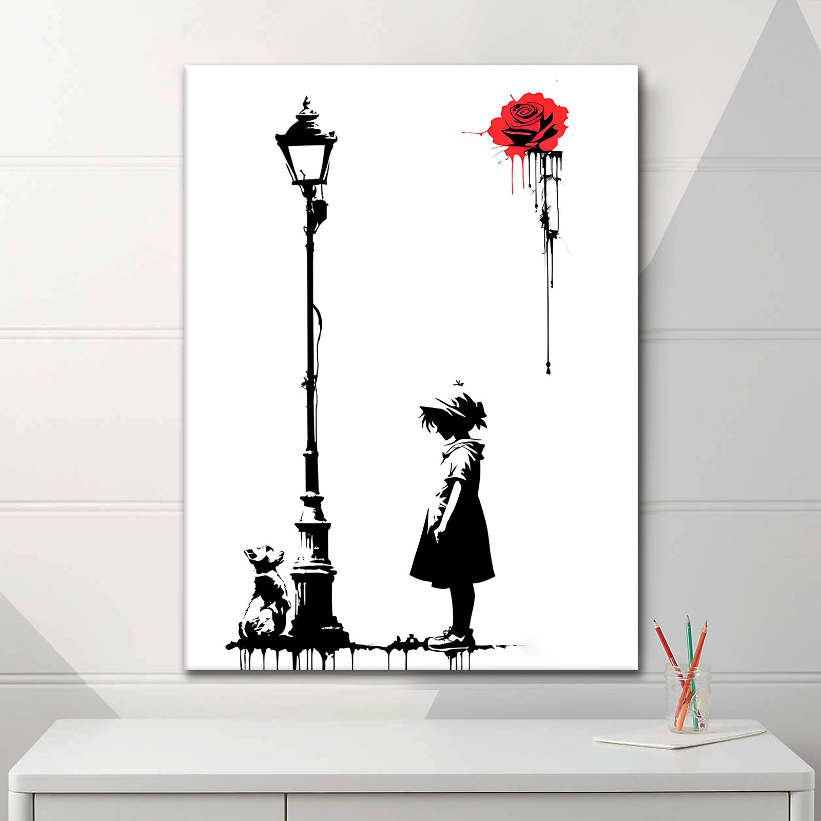 Banksy Innocence Shade - Alu Acrylglas