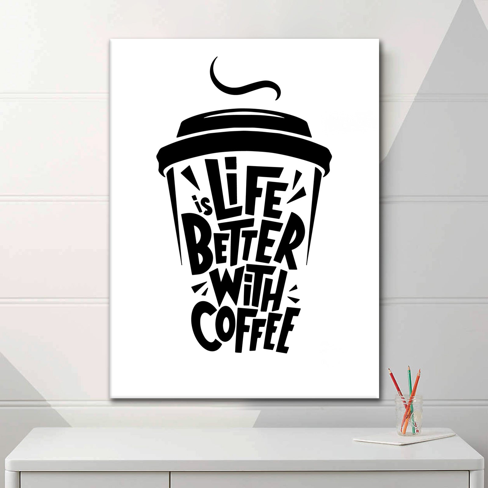 Caffeine Mantra - Poster