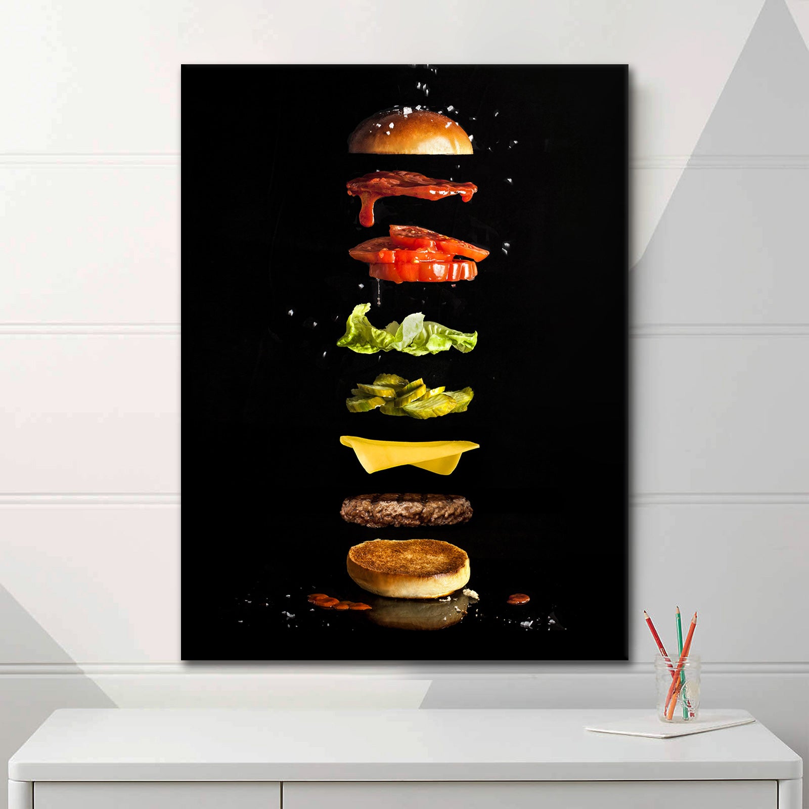 Cinematic Cheeseburger - Alu Acrylglas