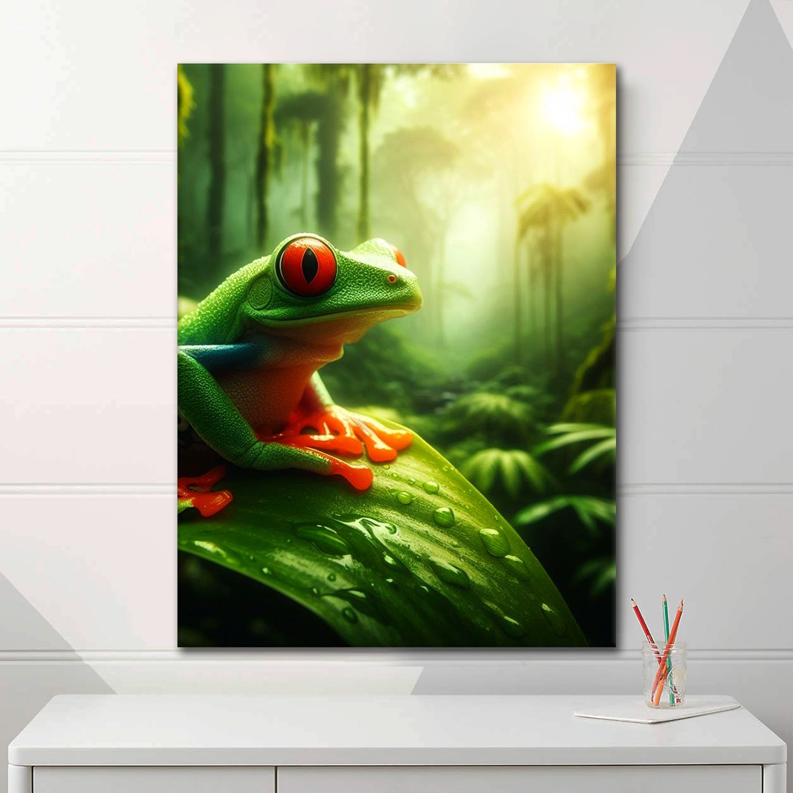 The Jungle Frog - Leinwandbild