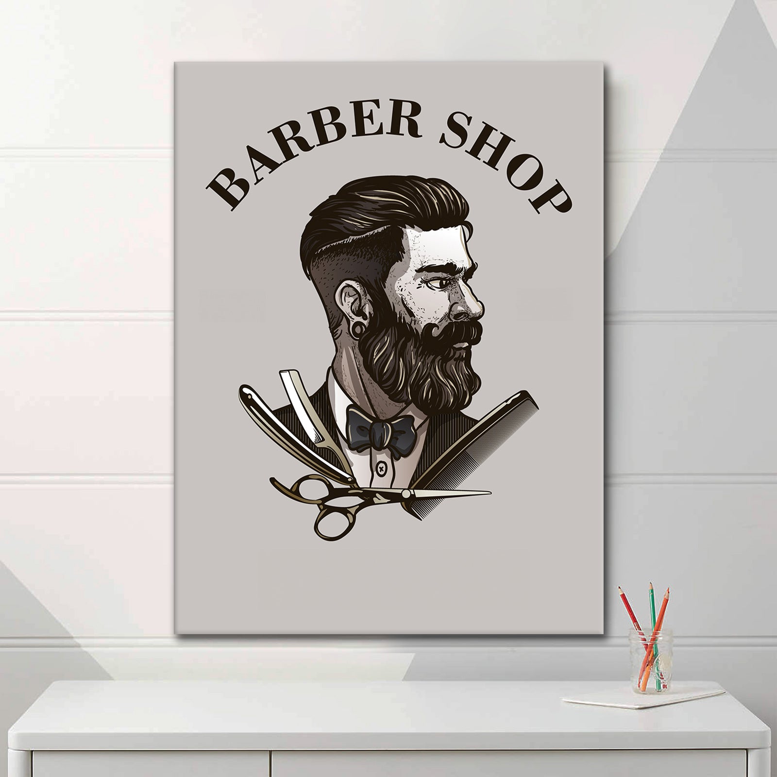 Barber Art - Leinwandbild