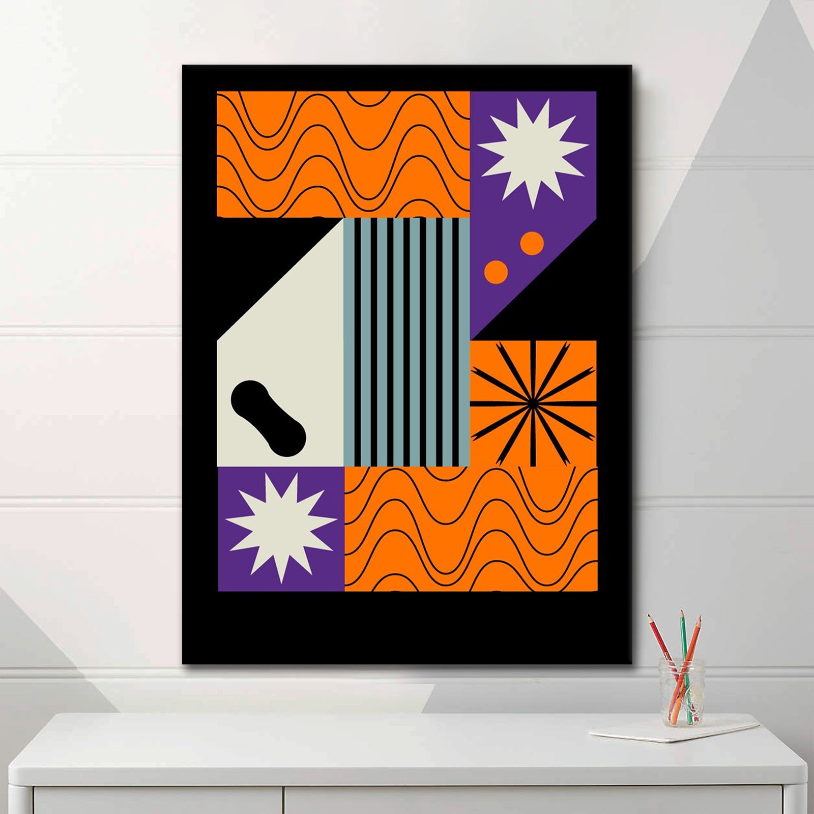 Geometric Paint V.3 - Poster