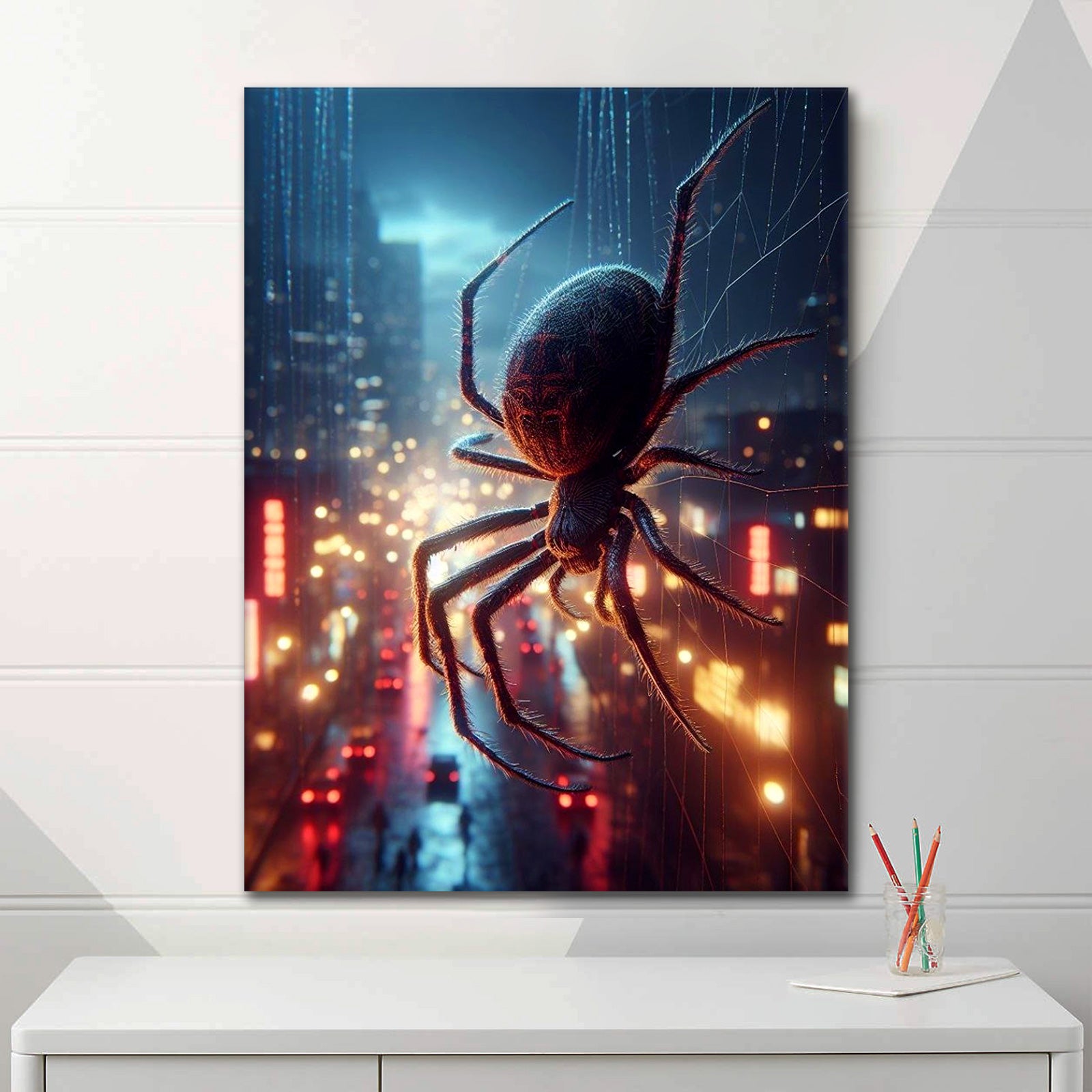 Skyscraper Spider - Alu Acrylglas