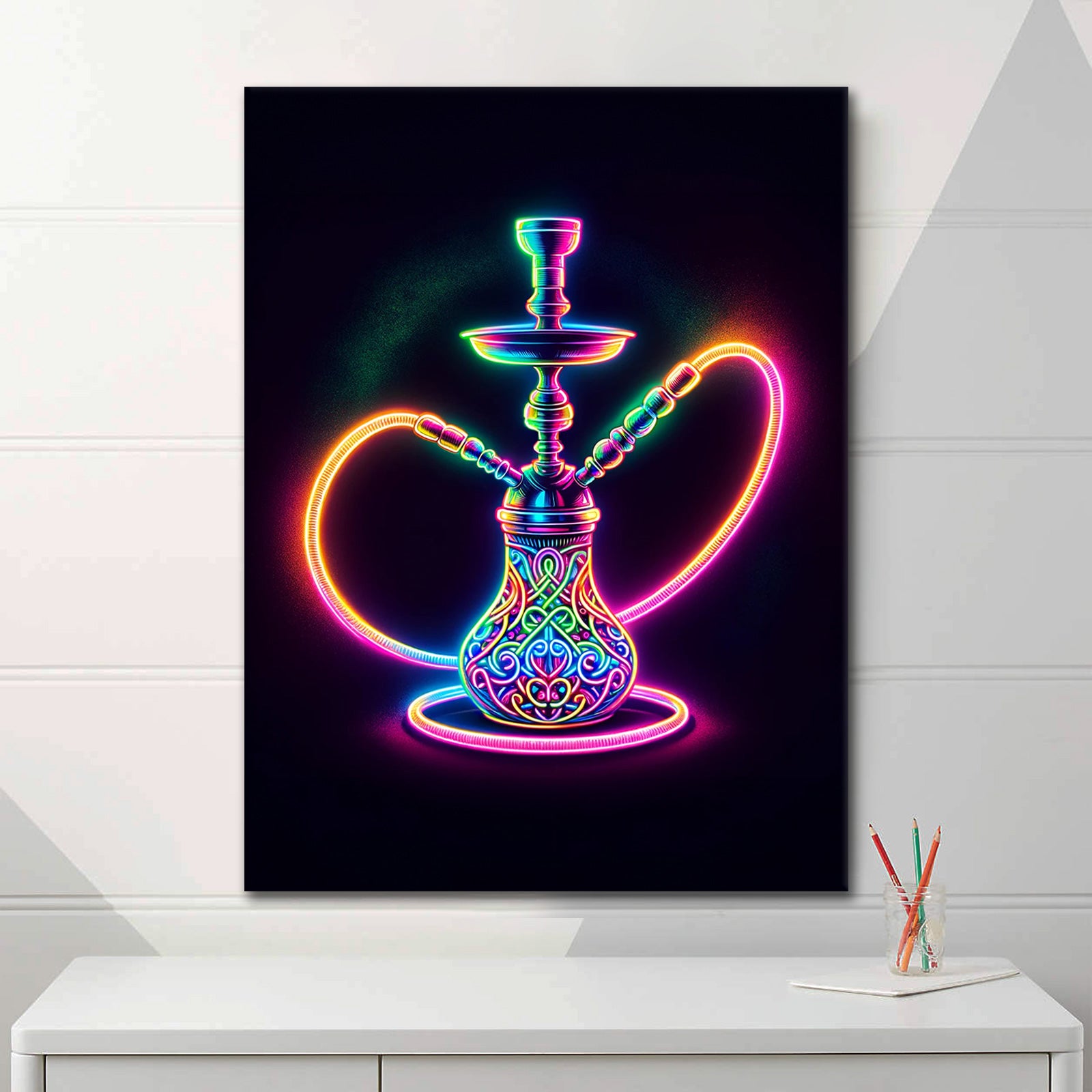 Neon Shisha - Alu Acrylglas