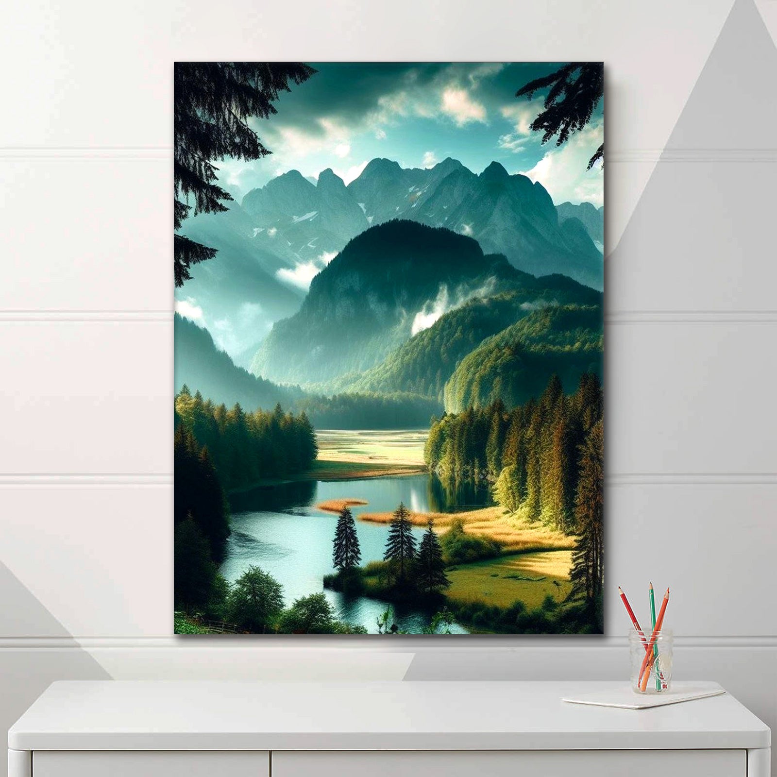 Calm Mountain - Poster