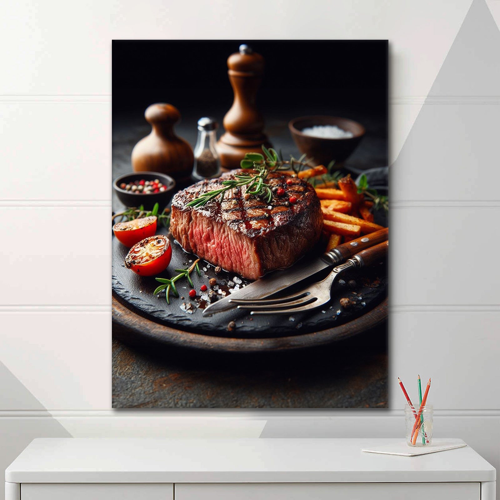 Steak Dinner - Alu Acrylglas