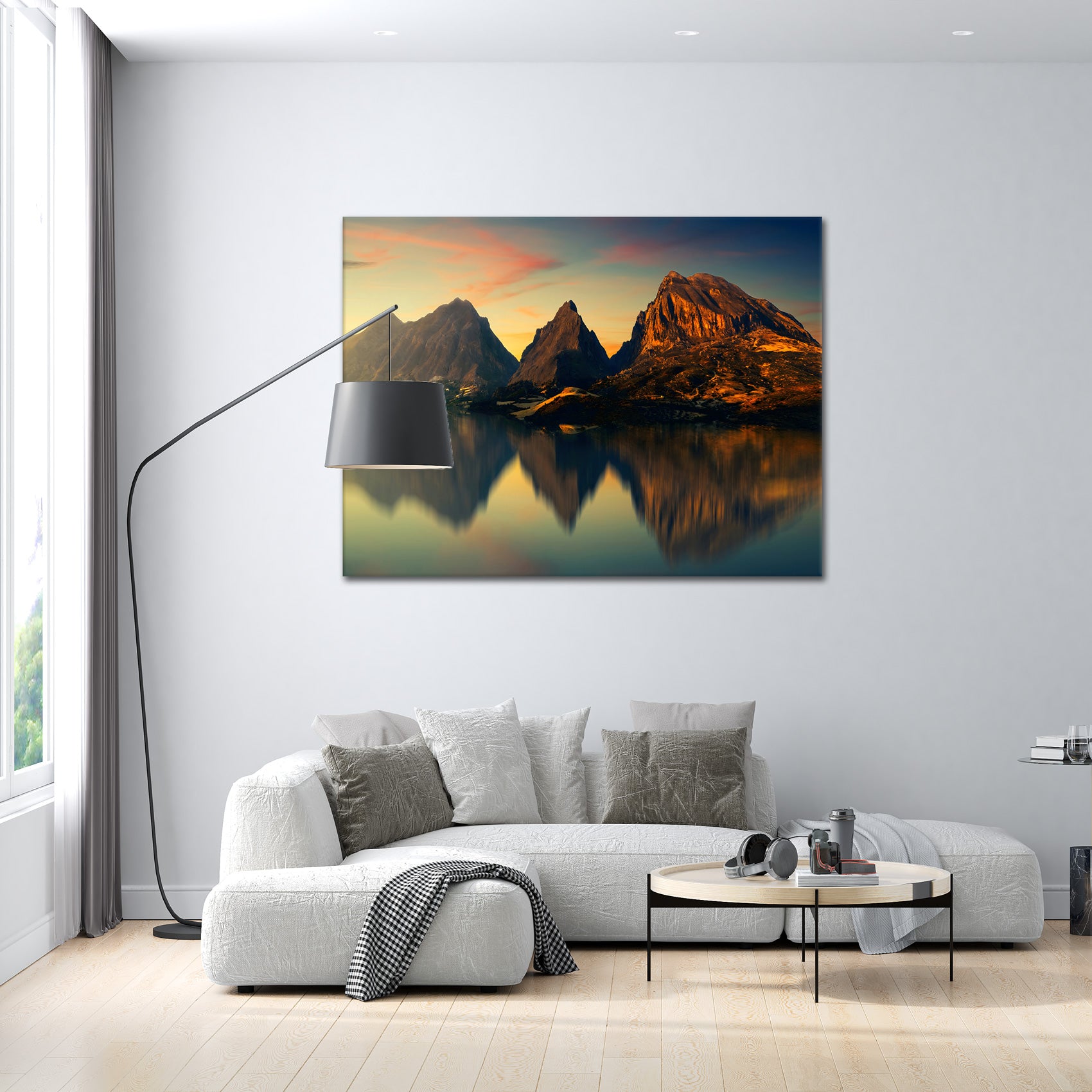 Mountain Reflection - Alu Acrylglas