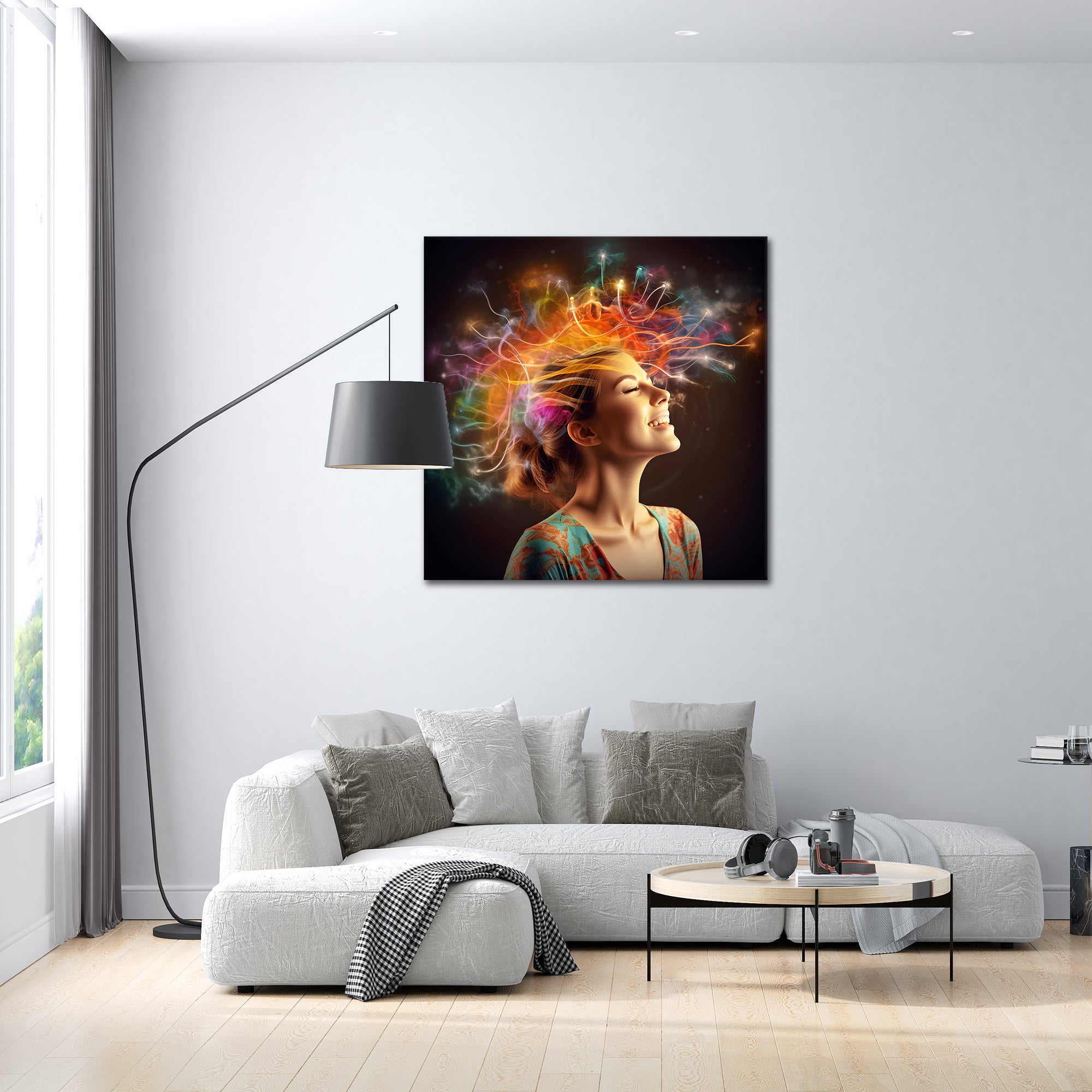 Rainbow Thoughts - canvas picture