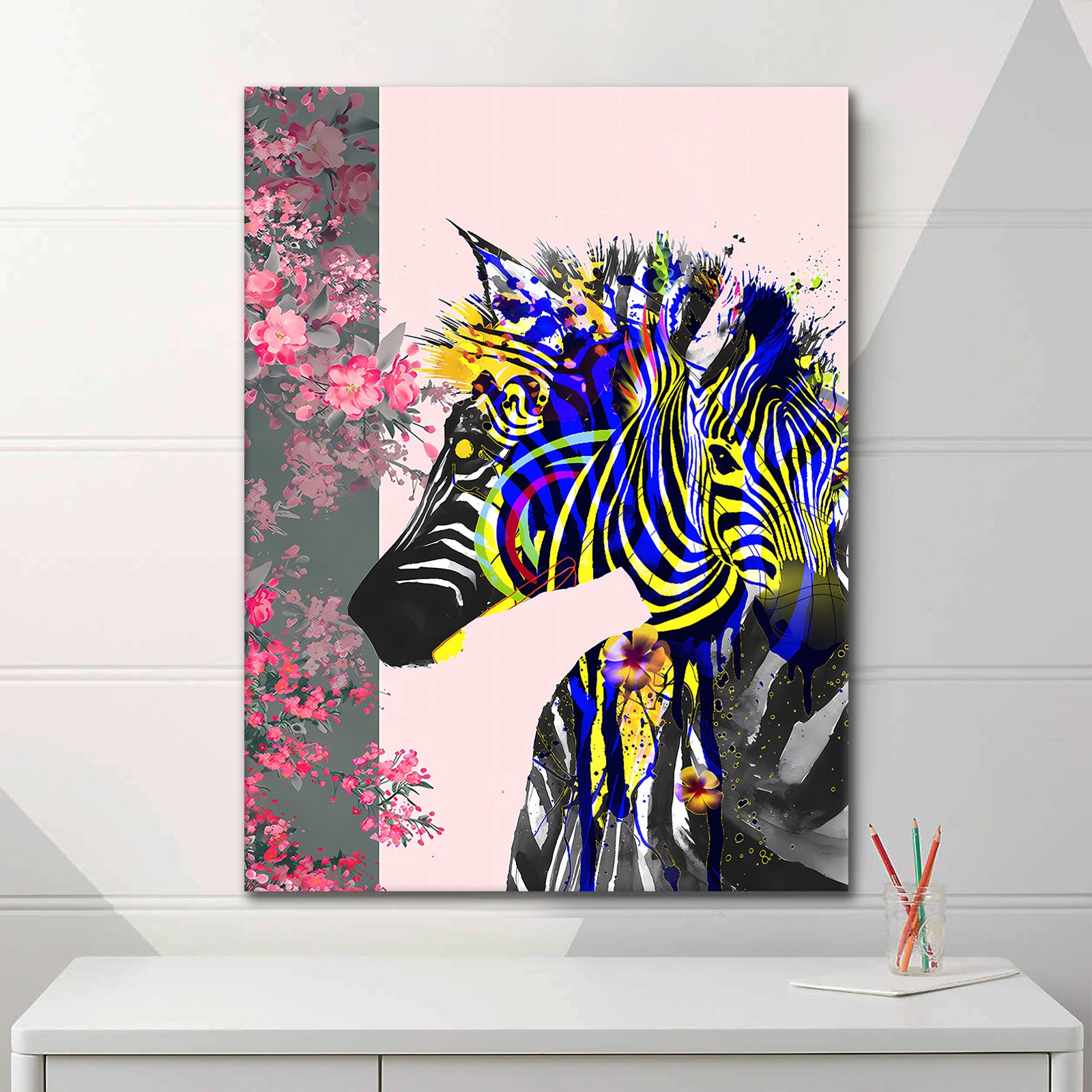 Abstract Zebrablossom - Poster