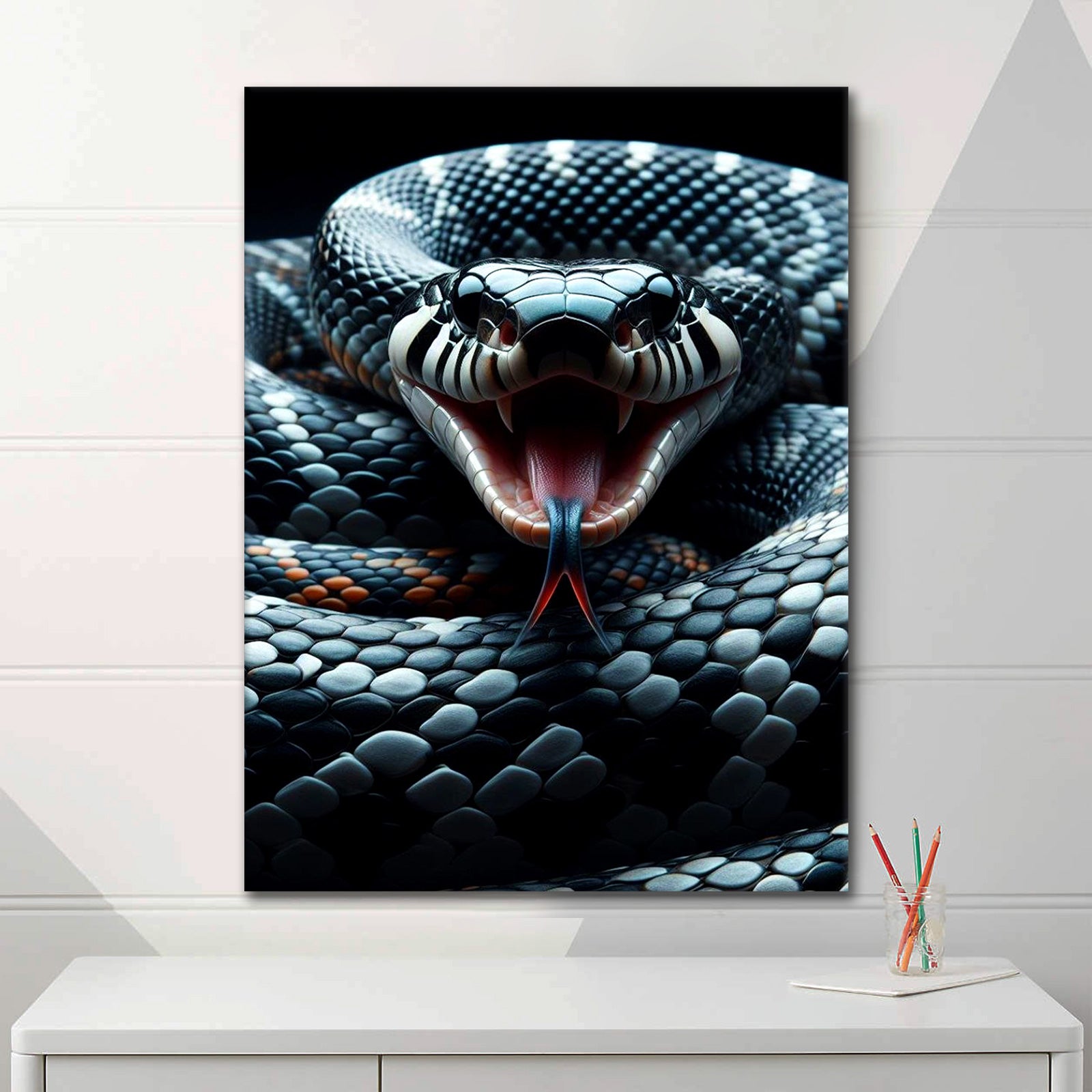 Poisonous Snake - Acrylglas