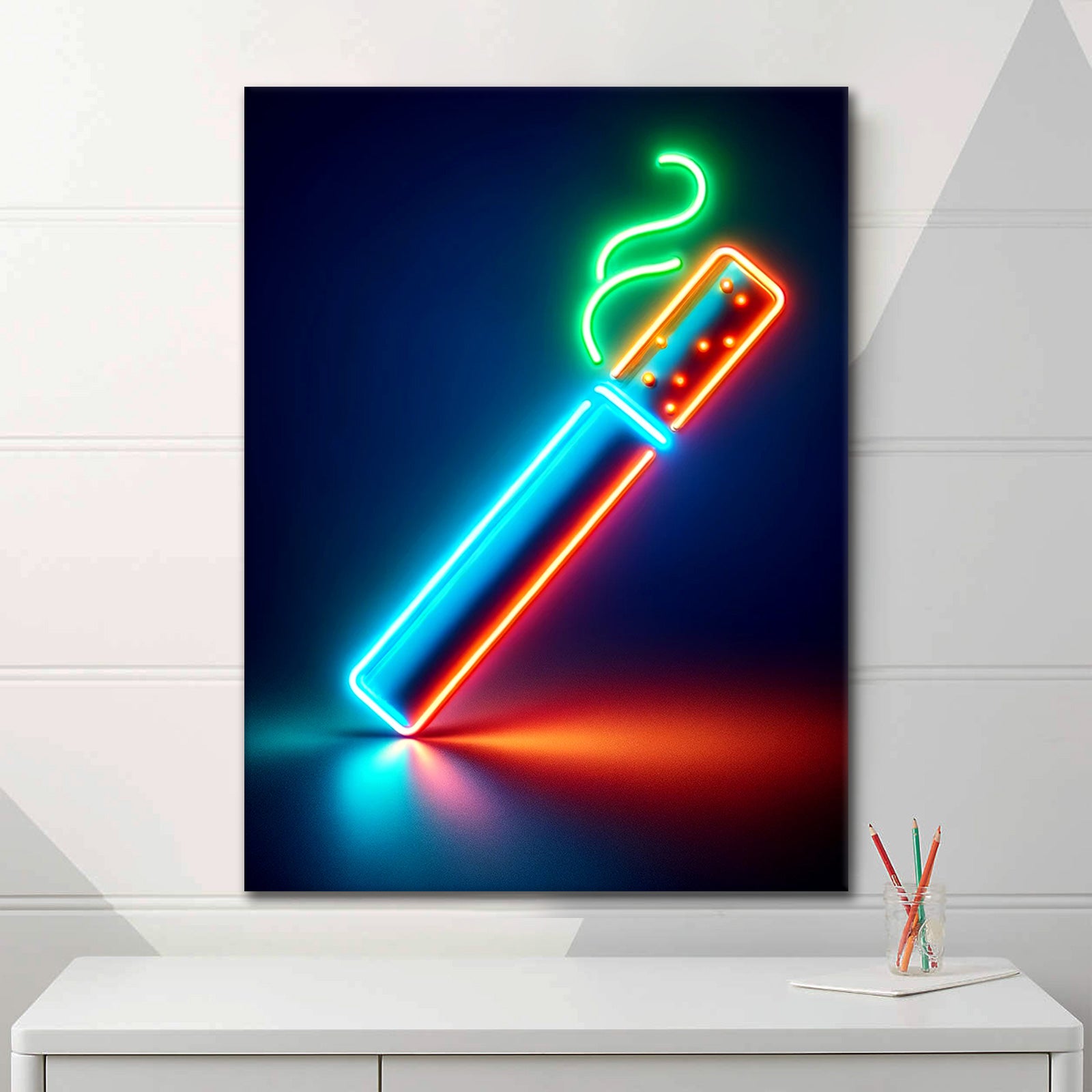 Glowing Cigarette - Poster