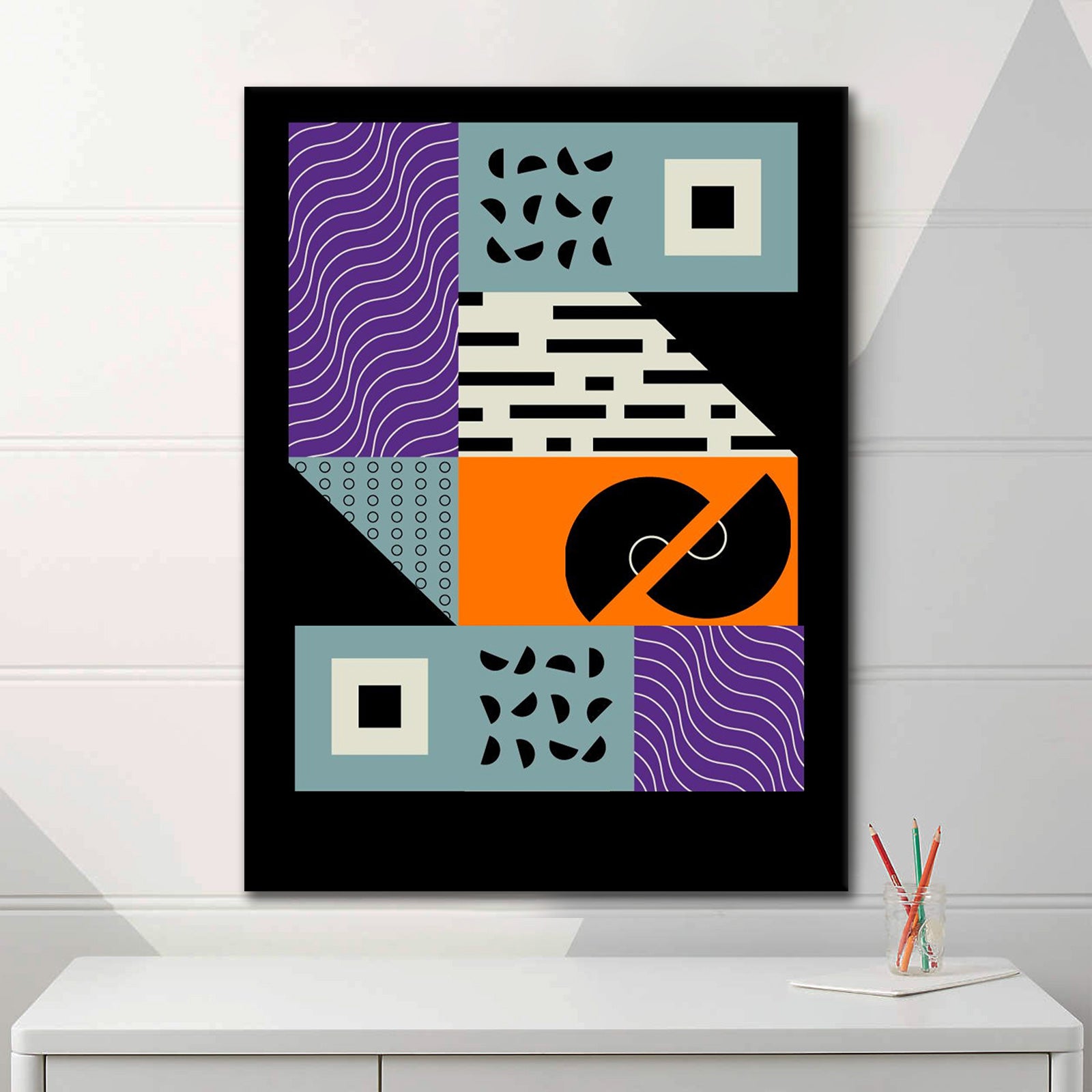 Geometric Paint V.2 - Poster