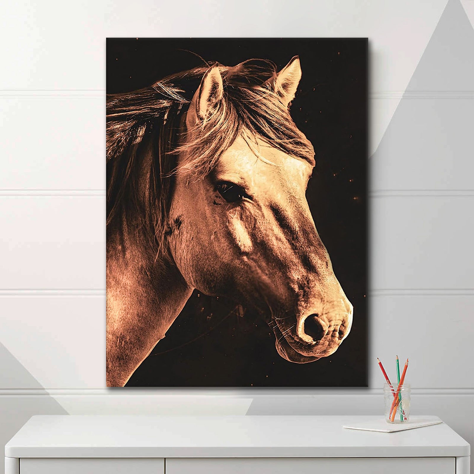 Majestic Horse Gaze - Acrylglas