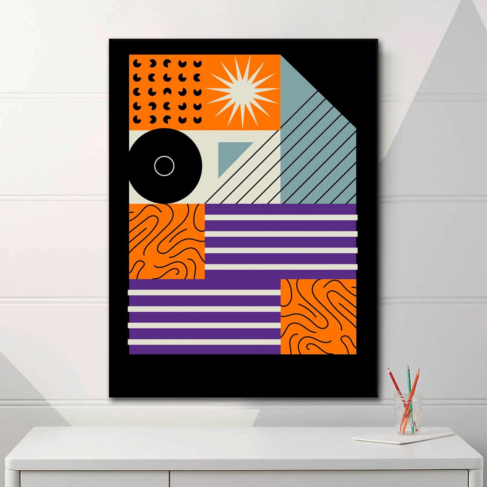 Geometric Paint - Poster