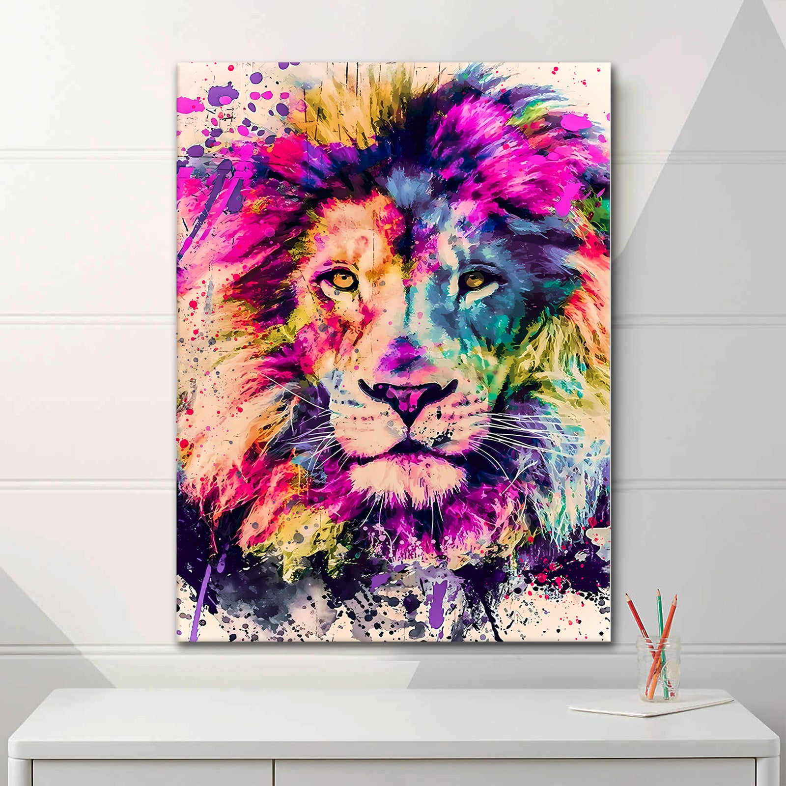 Colorful Majesty - canvas picture