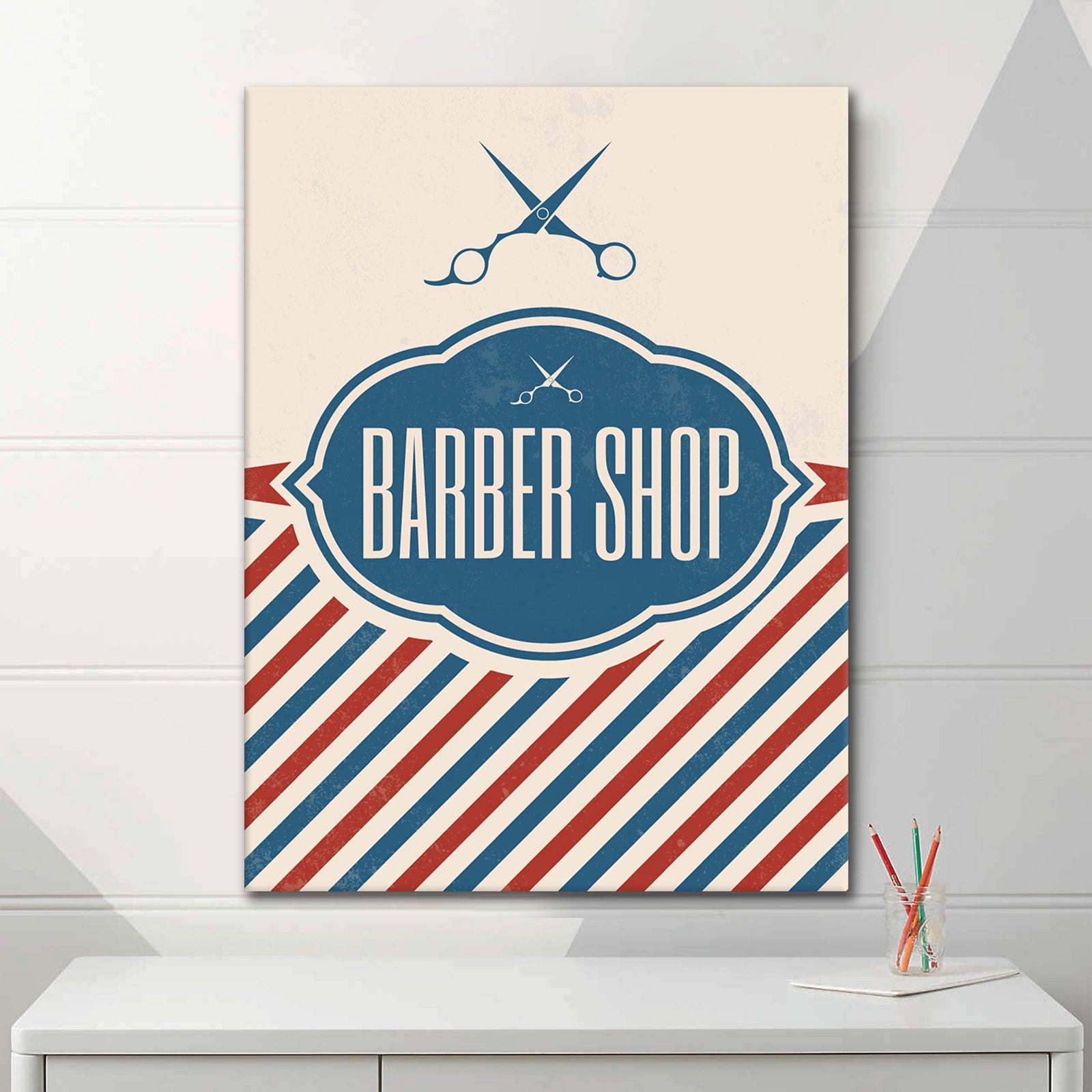 Barber Badge - Poster