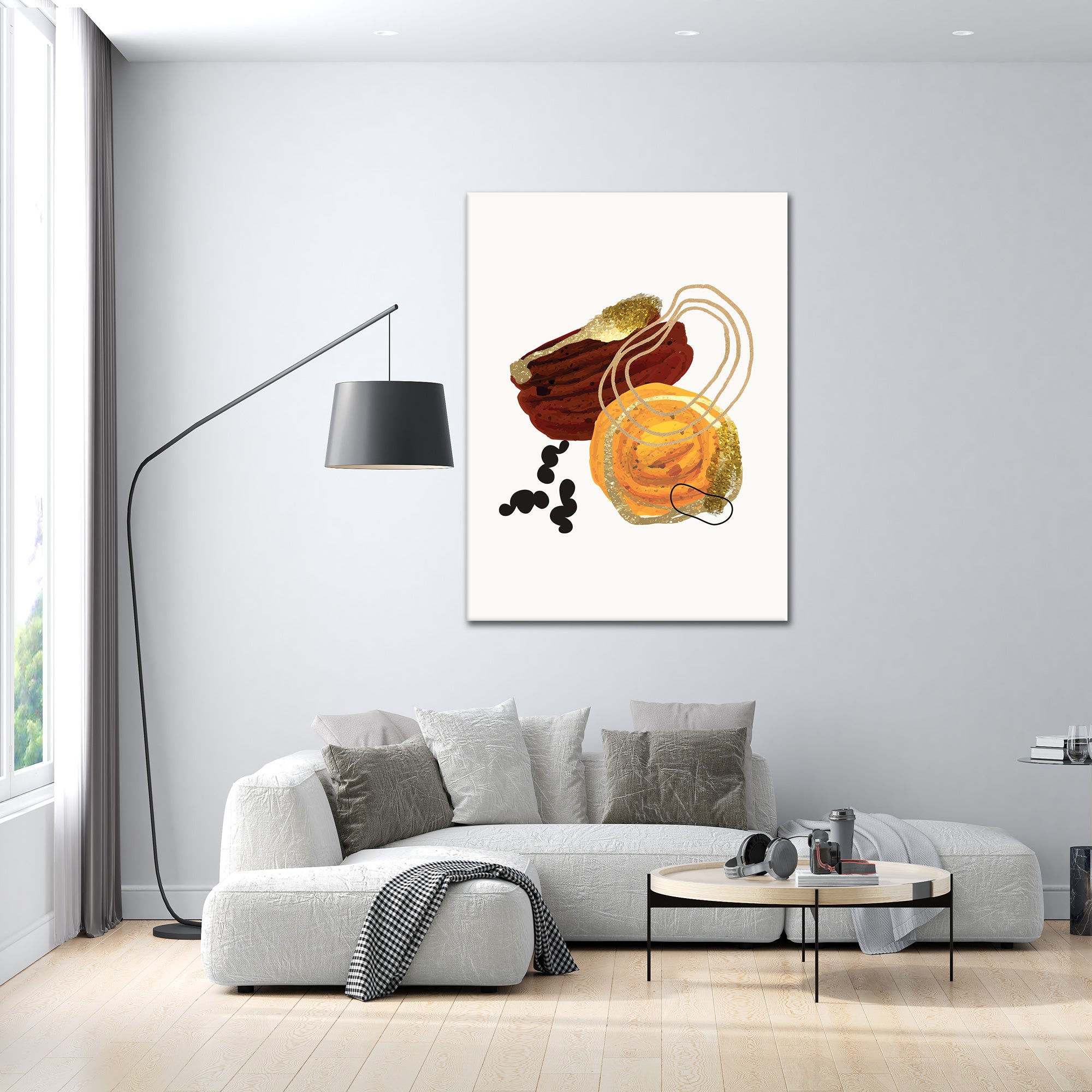 Golden Rustic - canvas picture