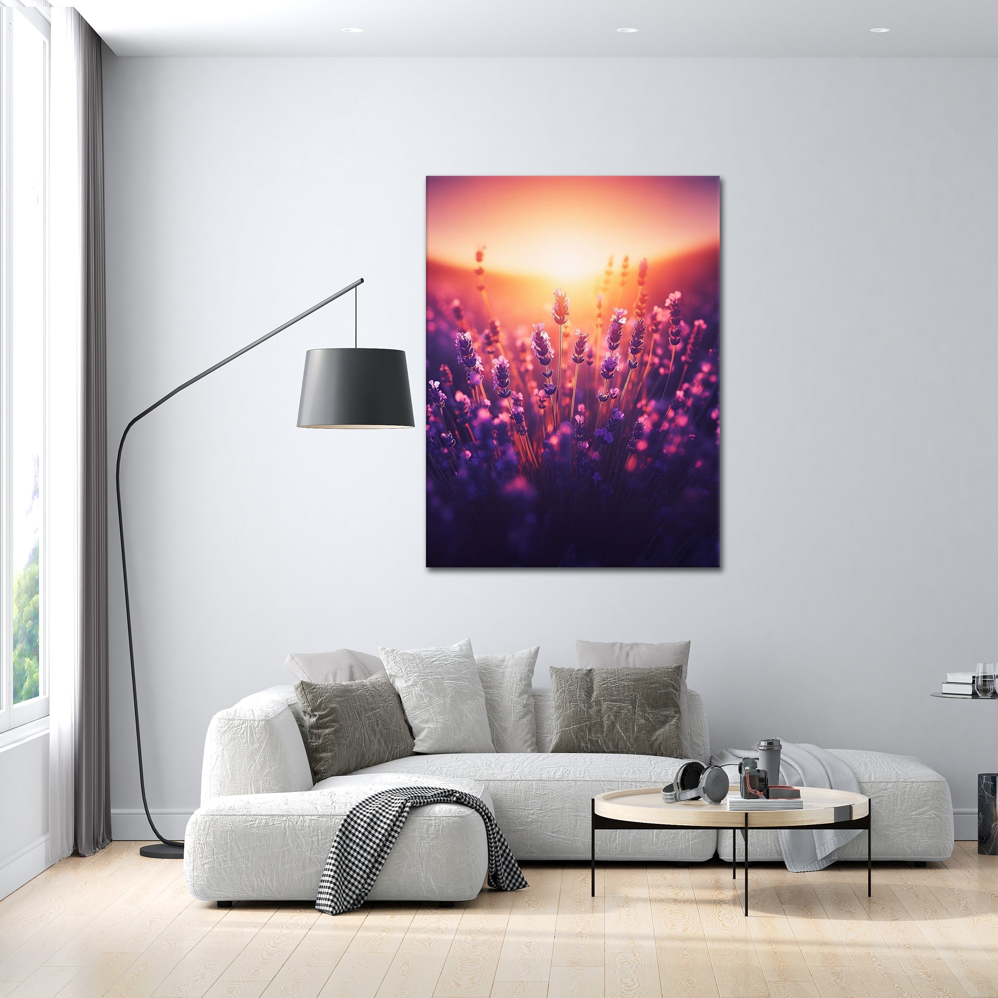 Sunset Lavender - Poster