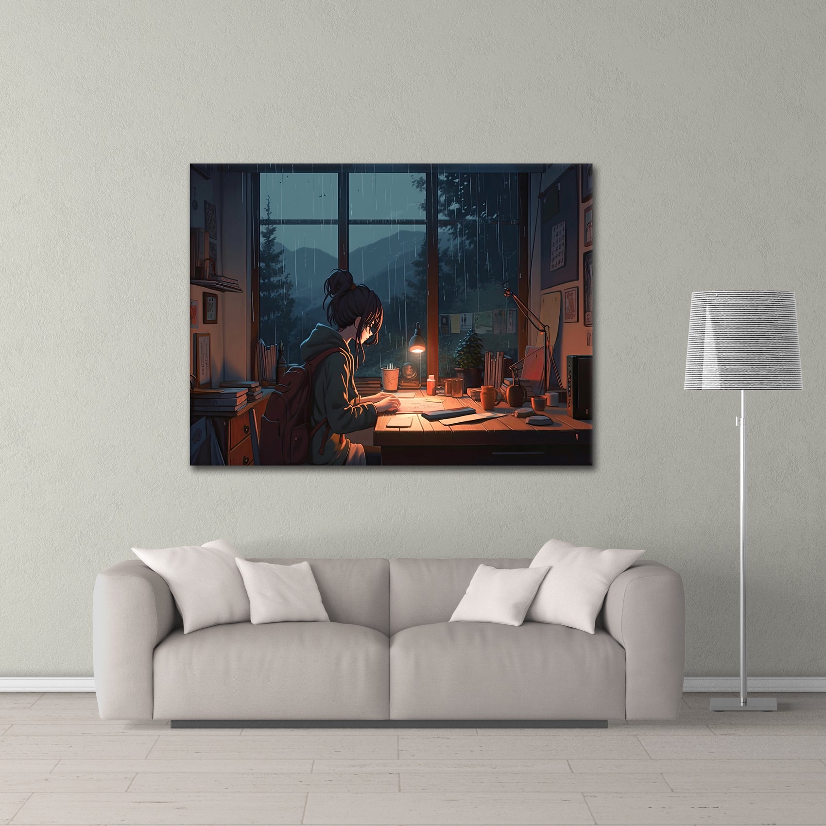 Studious Solitude - canvas picture