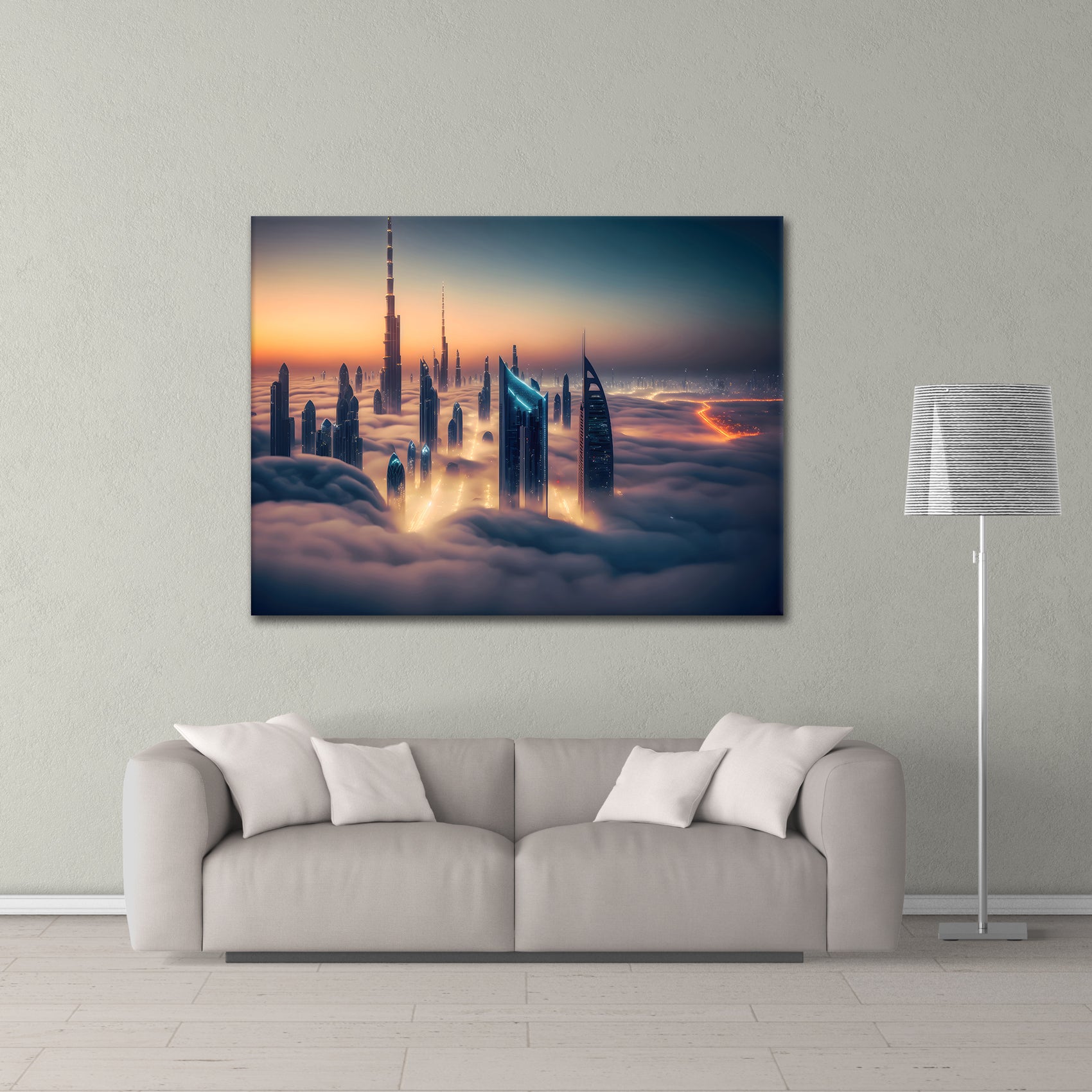 Sky City - Alu Acrylglas