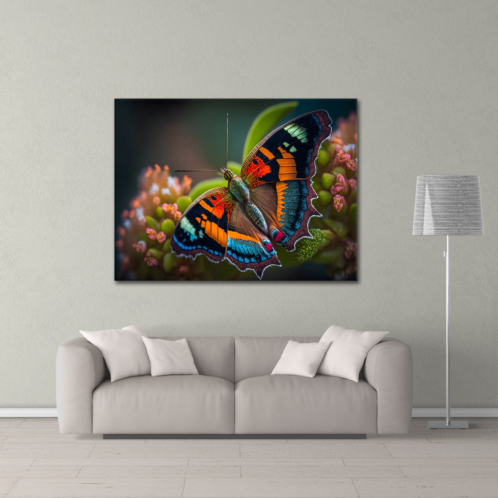 Colorful Butterfly - Leinwandbild