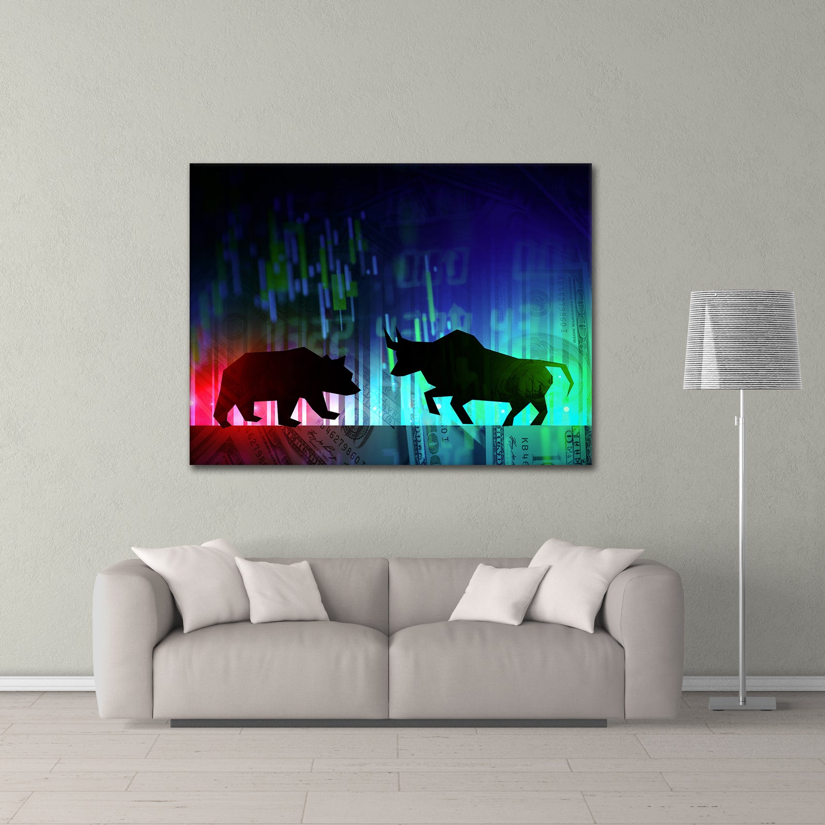 Market Beasts - canvas picture