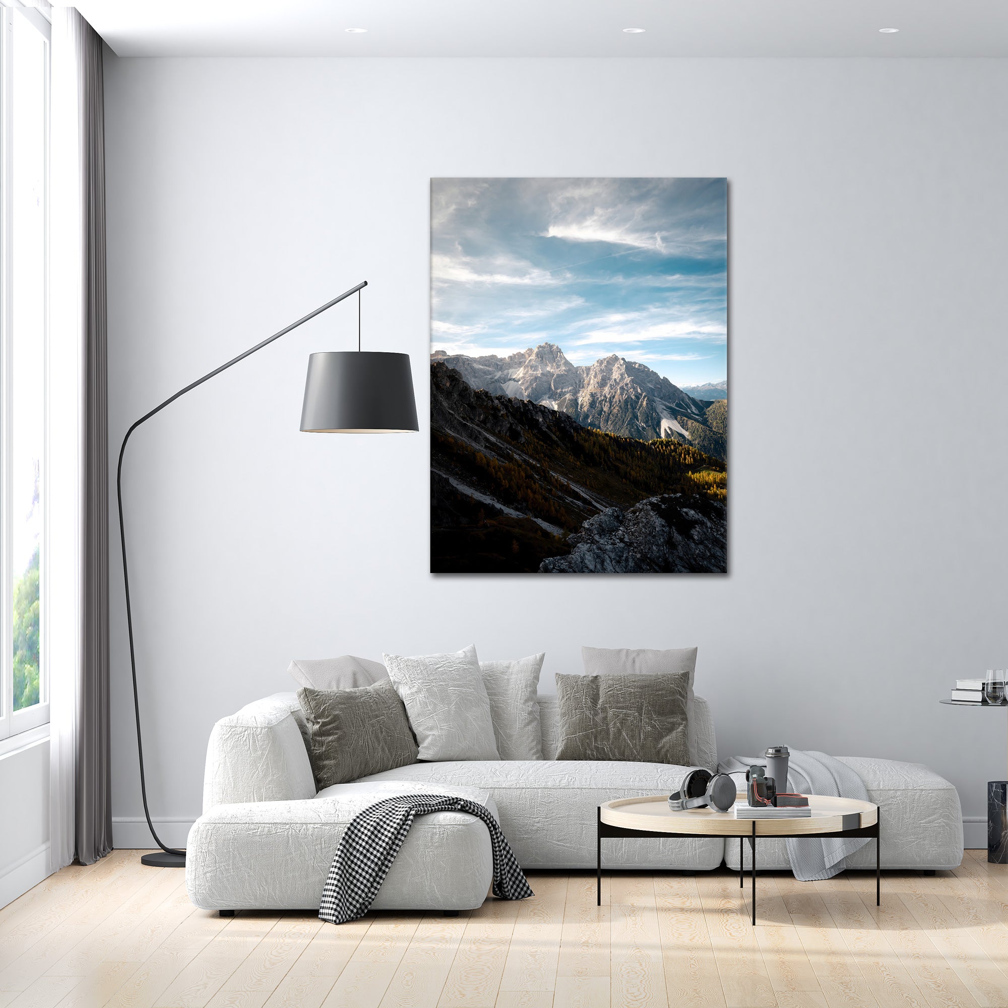 Mountain Horizon - aluminum acrylic glass