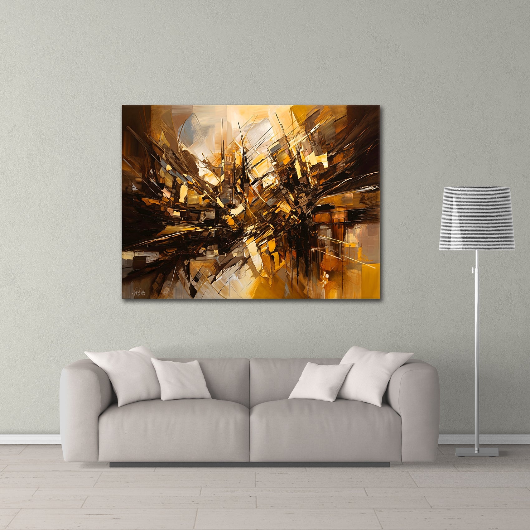 Golden Hues - canvas picture