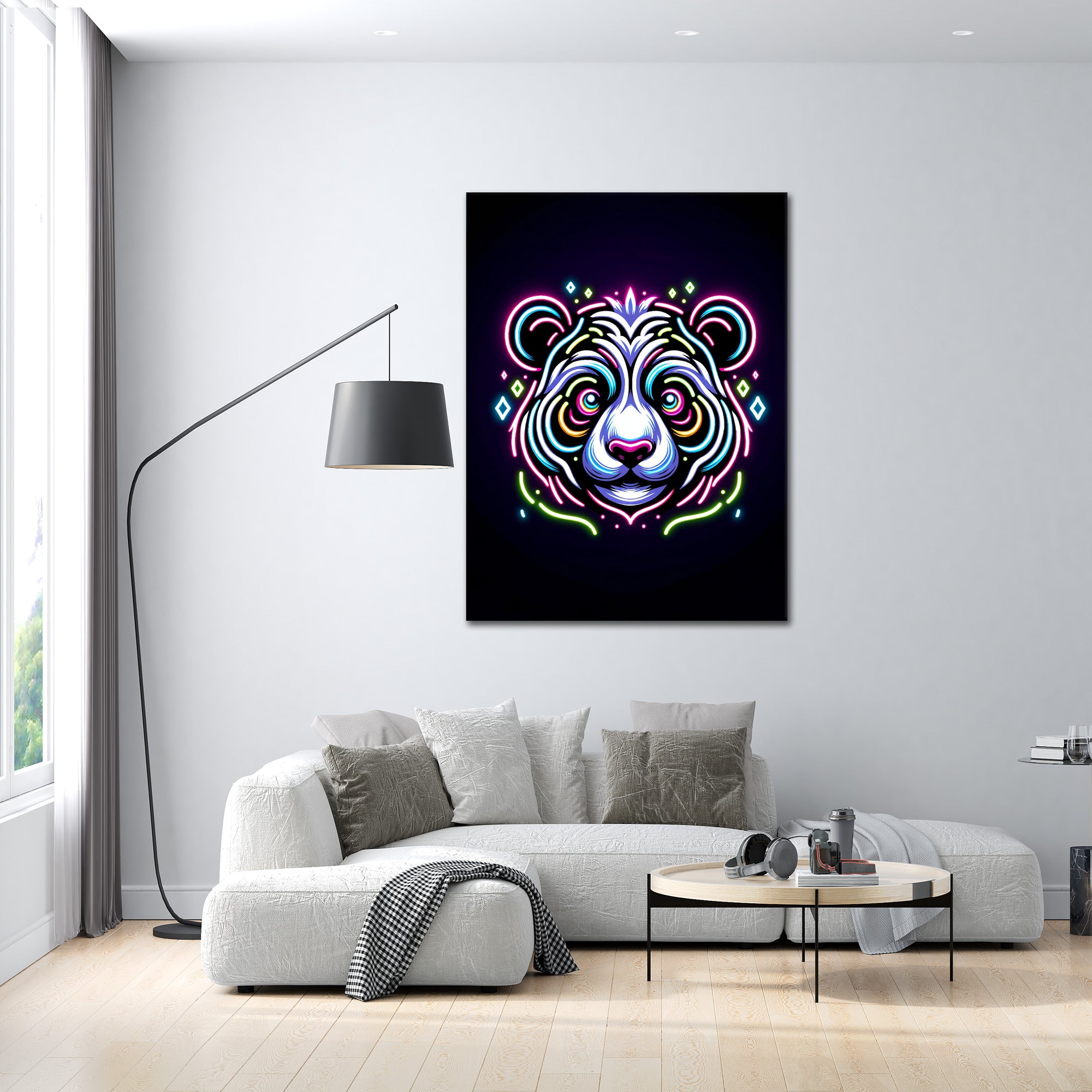 Neon Panda - Poster