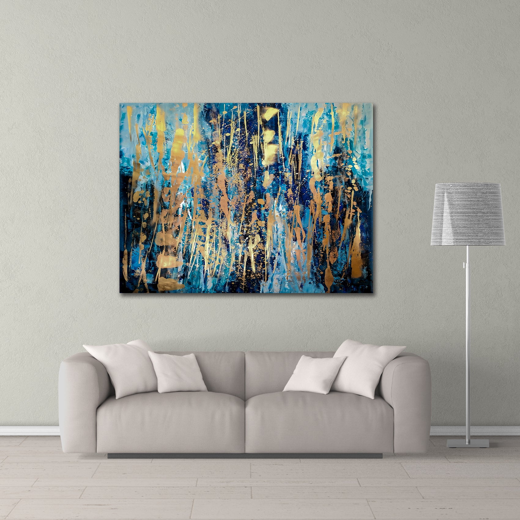 Golden Spots - canvas picture