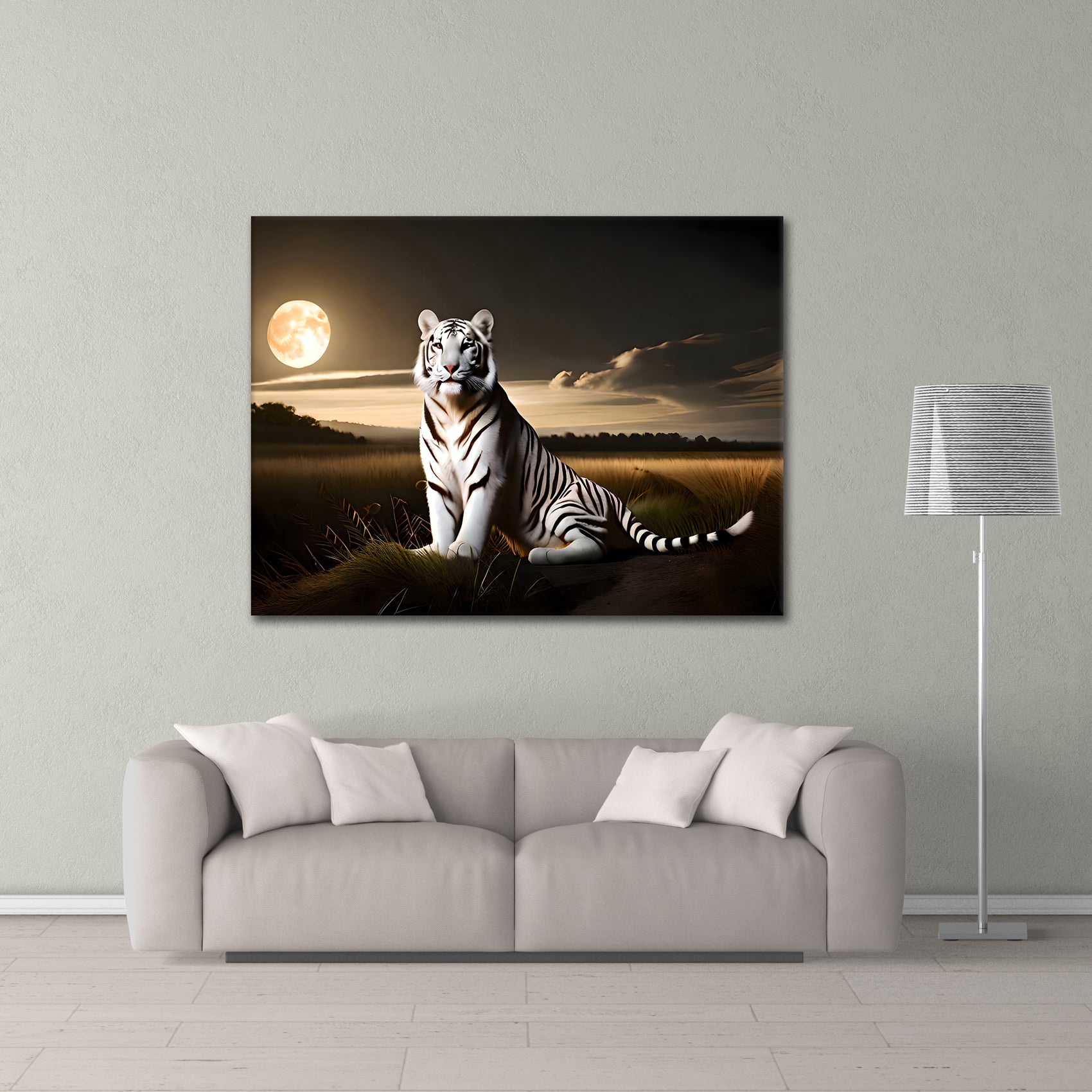 Moonlight Tiger - Acrylglas