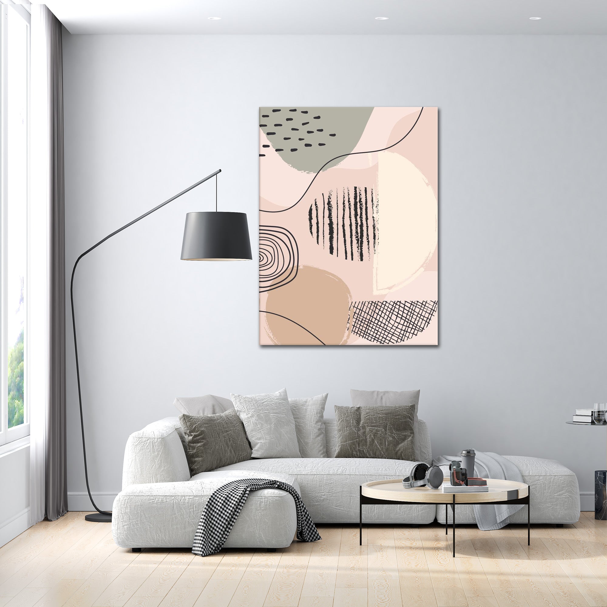 Pink Pastell Lines - Poster