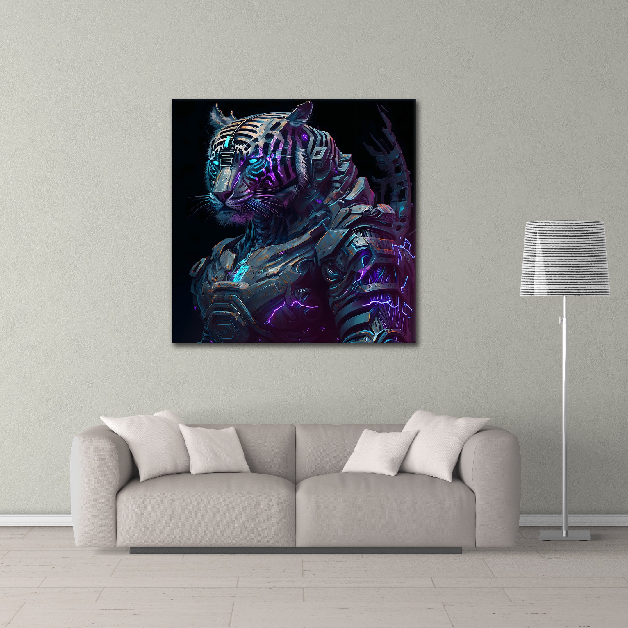 Cyber Tiger - Acrylglas