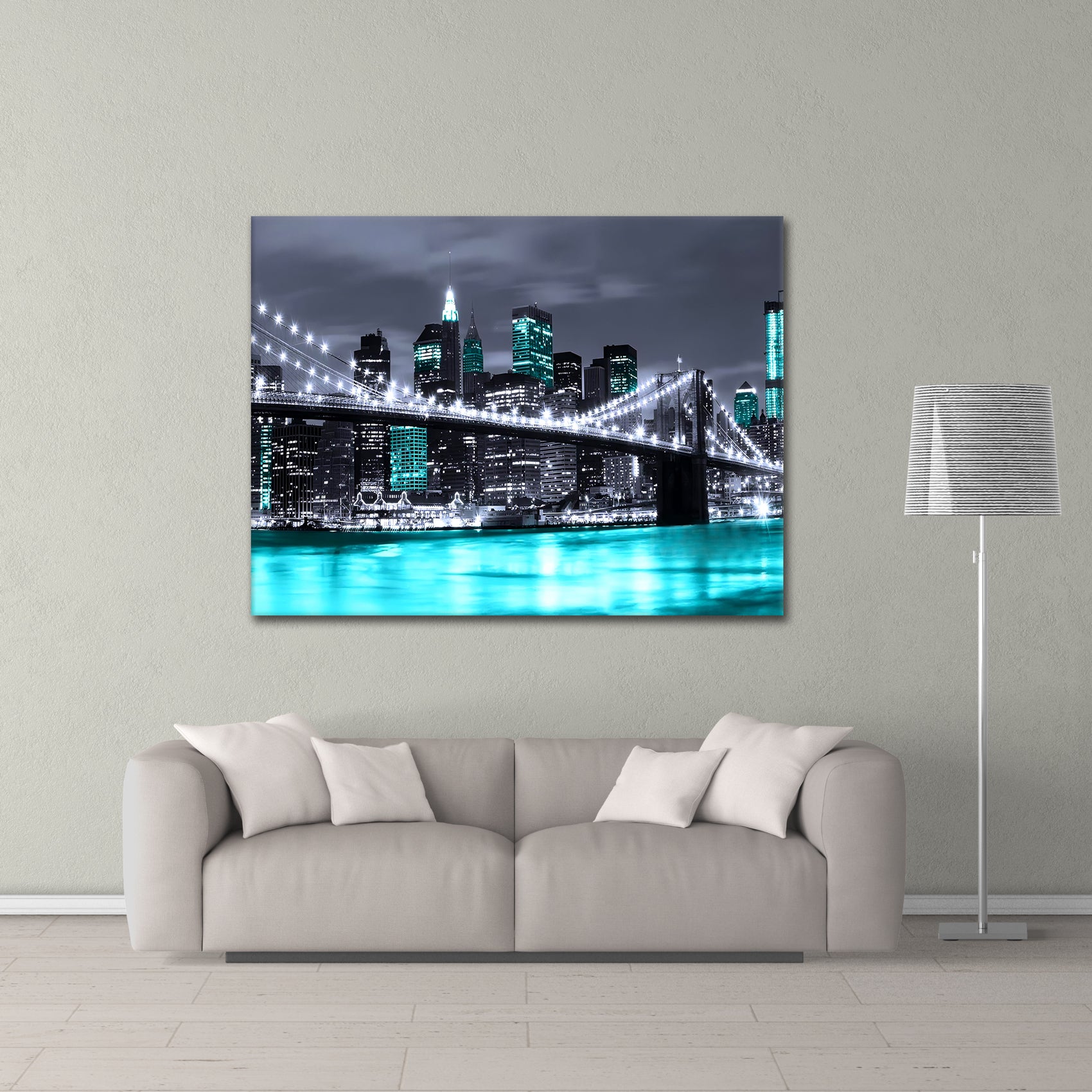 Blue City - acrylic glass